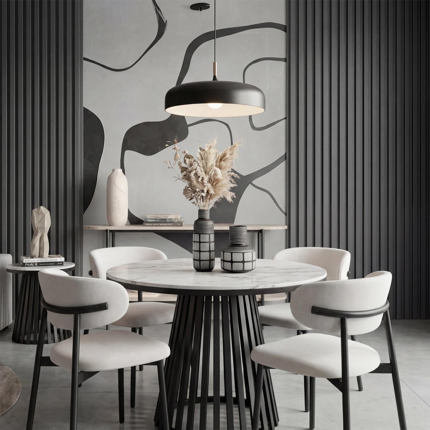Comedor 4 Puestos Donato Beige, Negro