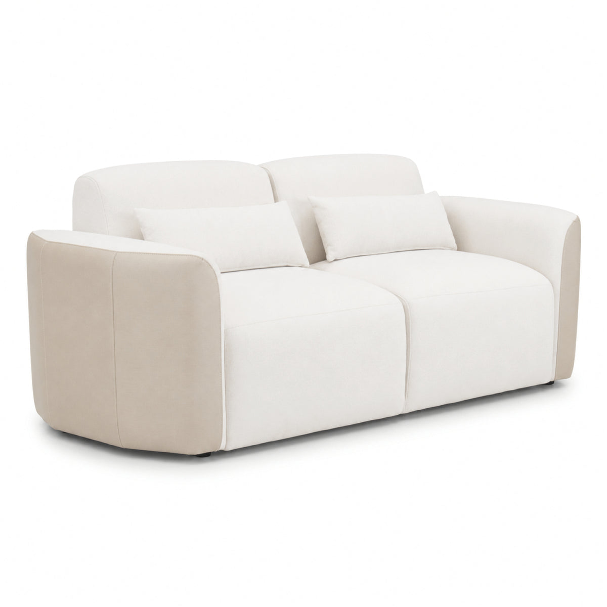 Sofa 3 puestos Vancouver Serena Marfil, Ceniza
