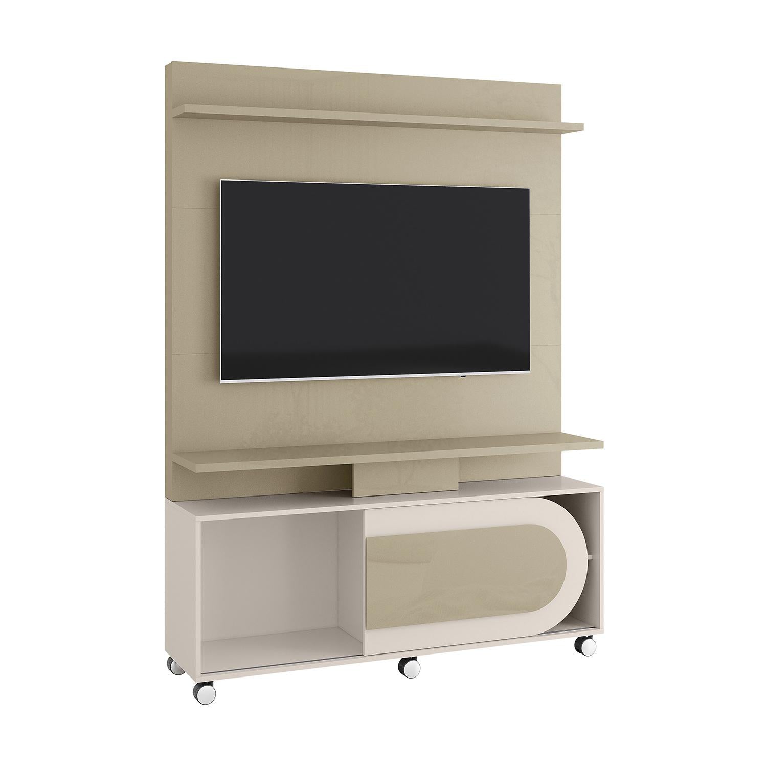 Centro de Entretenimiento Orly 136X190X39 Off White, Champaña