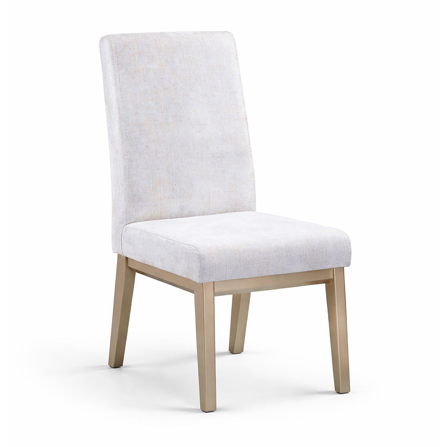 Comedor 4 Puestos Walcot Estocolmo Blanco, Champaña 4 Sillas