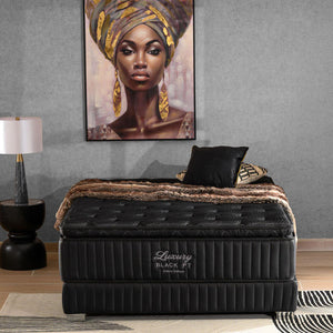 Colchón Doble Luxury Black Pillow Top