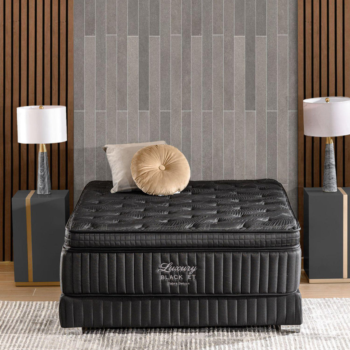 Colchón Doble Luxury Black Euro Top
