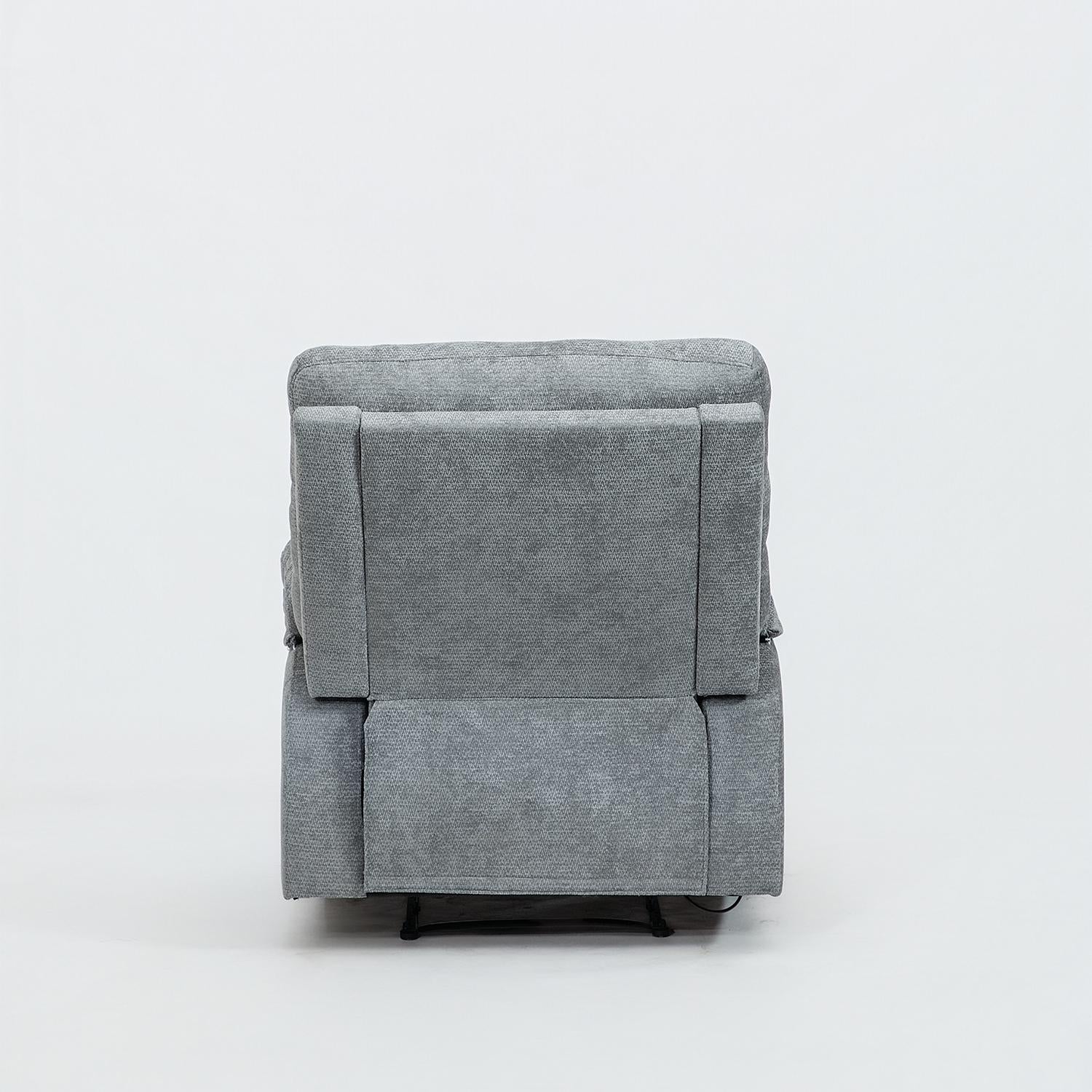 Sillón Reclinable Ari Chenille Gris