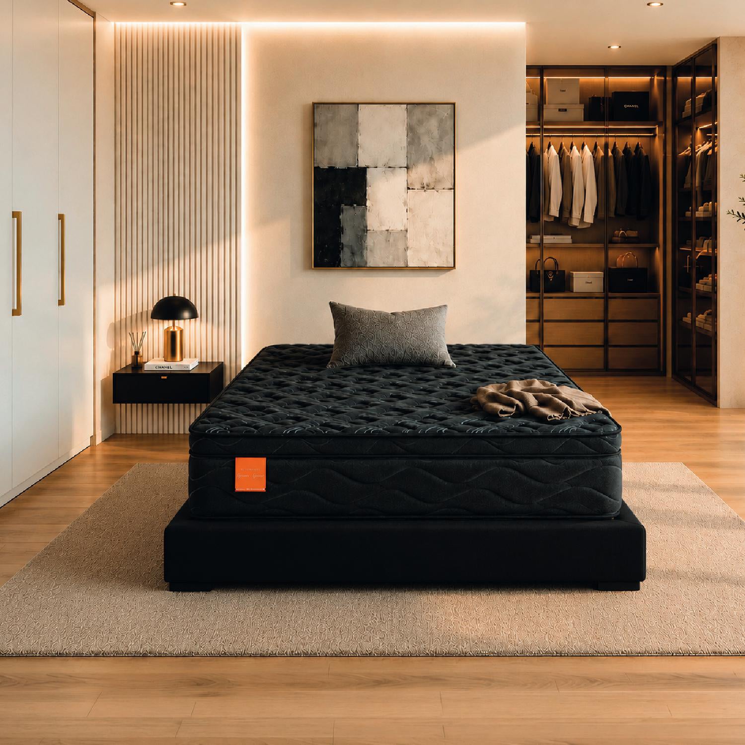 Colchón 120X190X34 Cavalli Pilow Top + Almohada