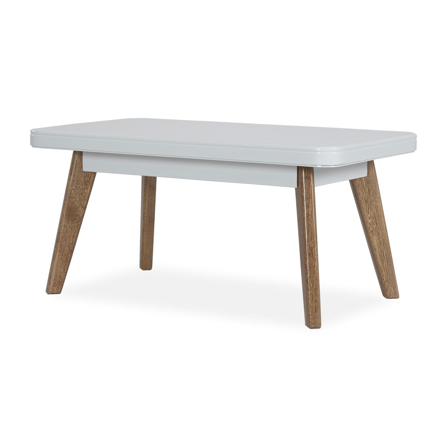 Mesa De Centro Beck Blanco, Natural Poliuretano