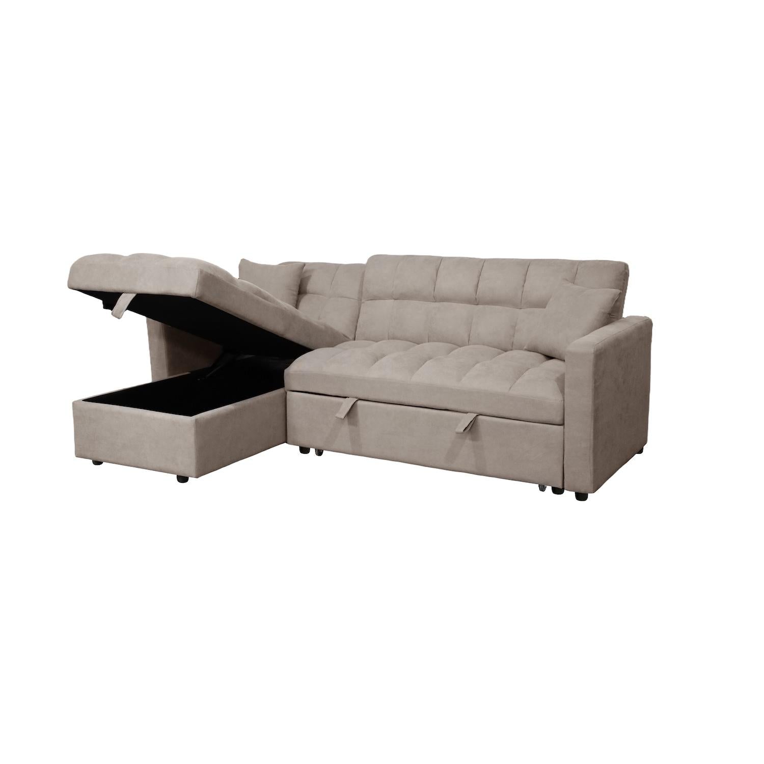 Sala Cama Lenon Microfibra Beige