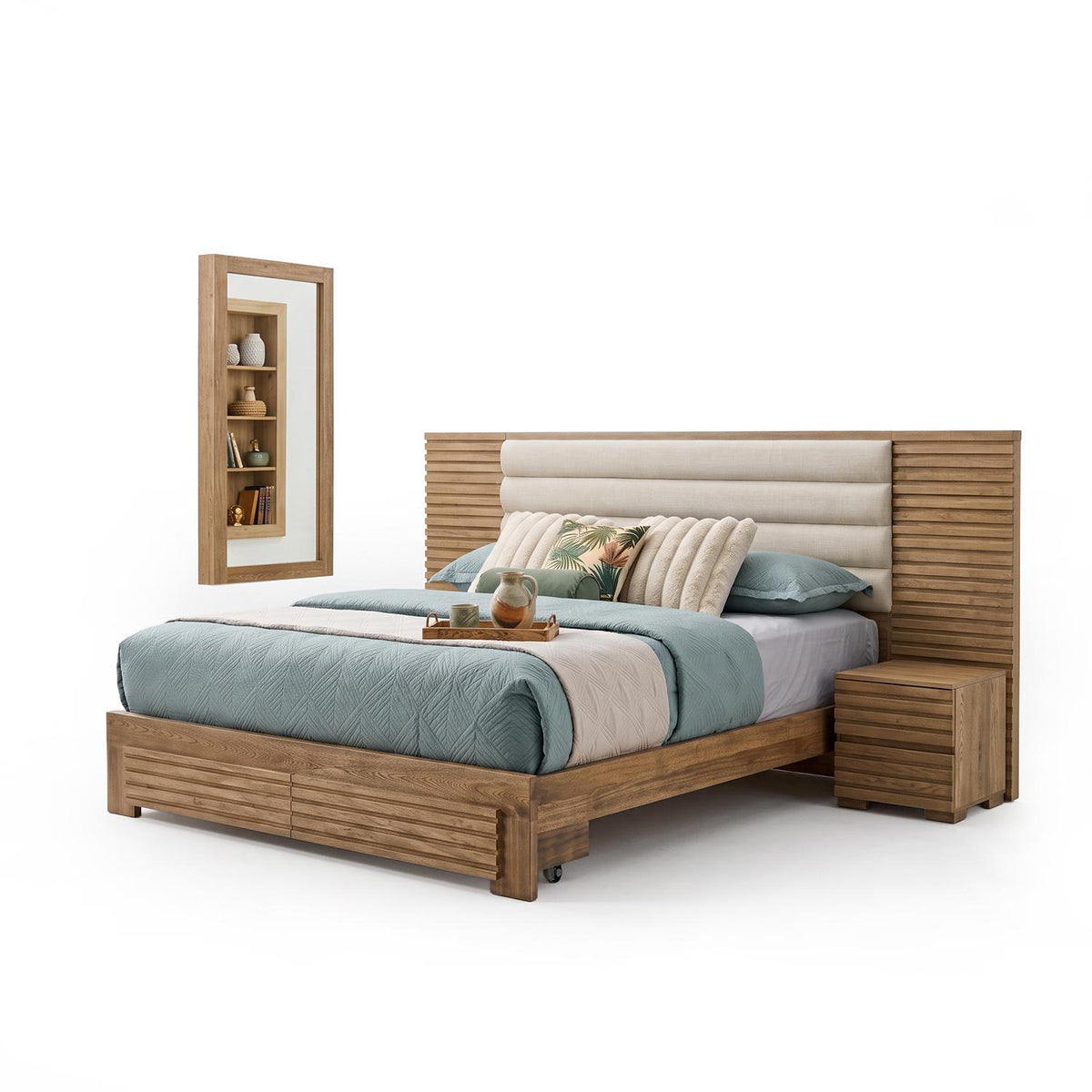 Alcoba King Misuri Eurolino Marfil, Natural