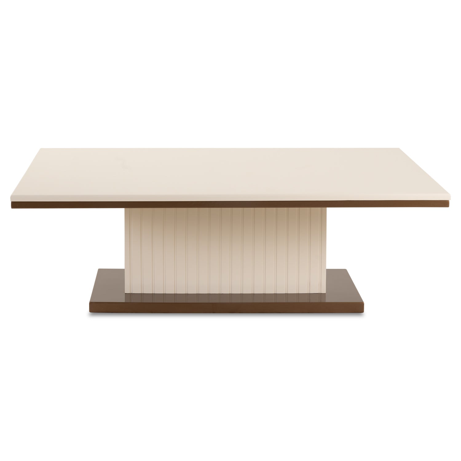 Mesa De Centro Berlin Beige, Bronce