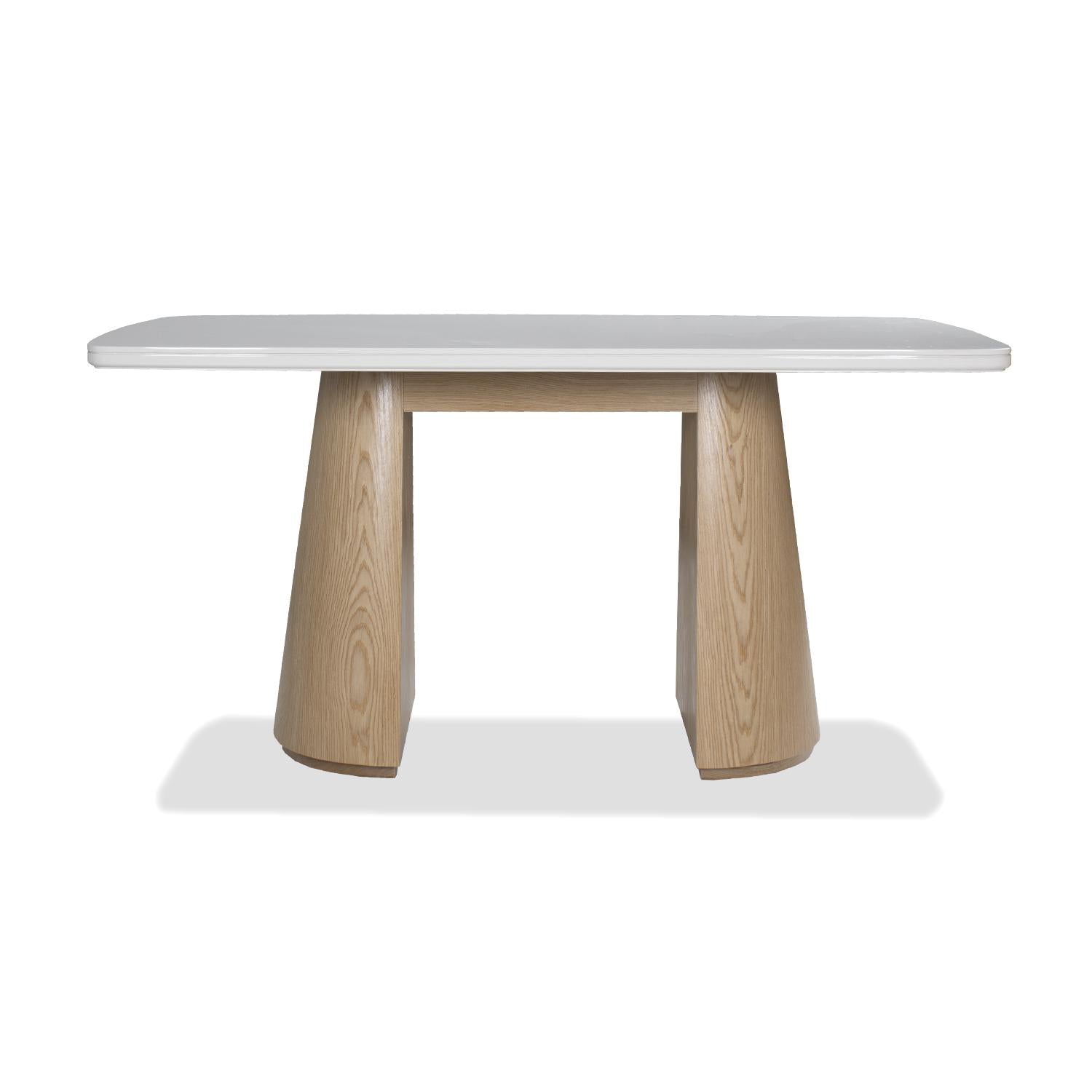 Comedor 6 Puestos Vicka Velvet Serena Crema, Natural