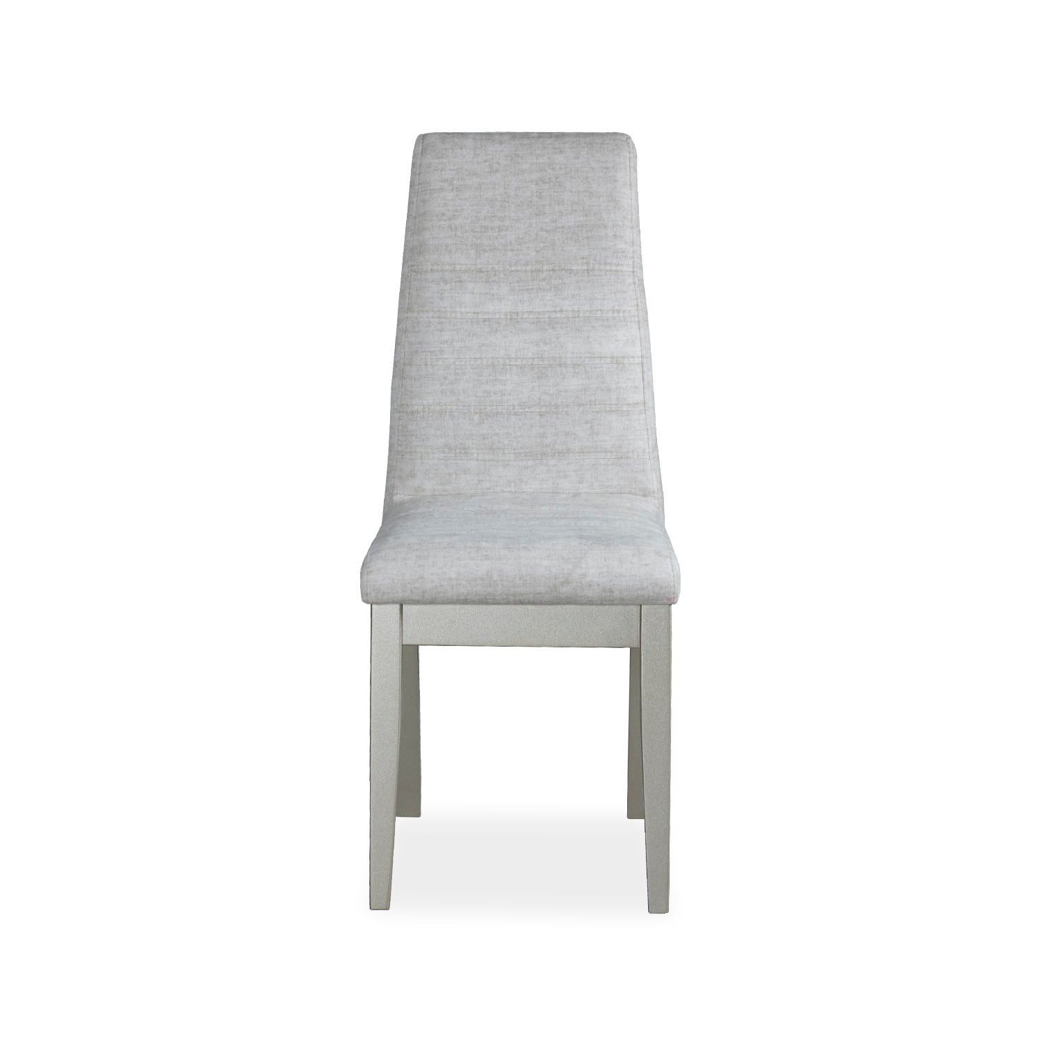 Comedor 4 Puestos Bruno Velvet Beige, Champaña Poliuretano