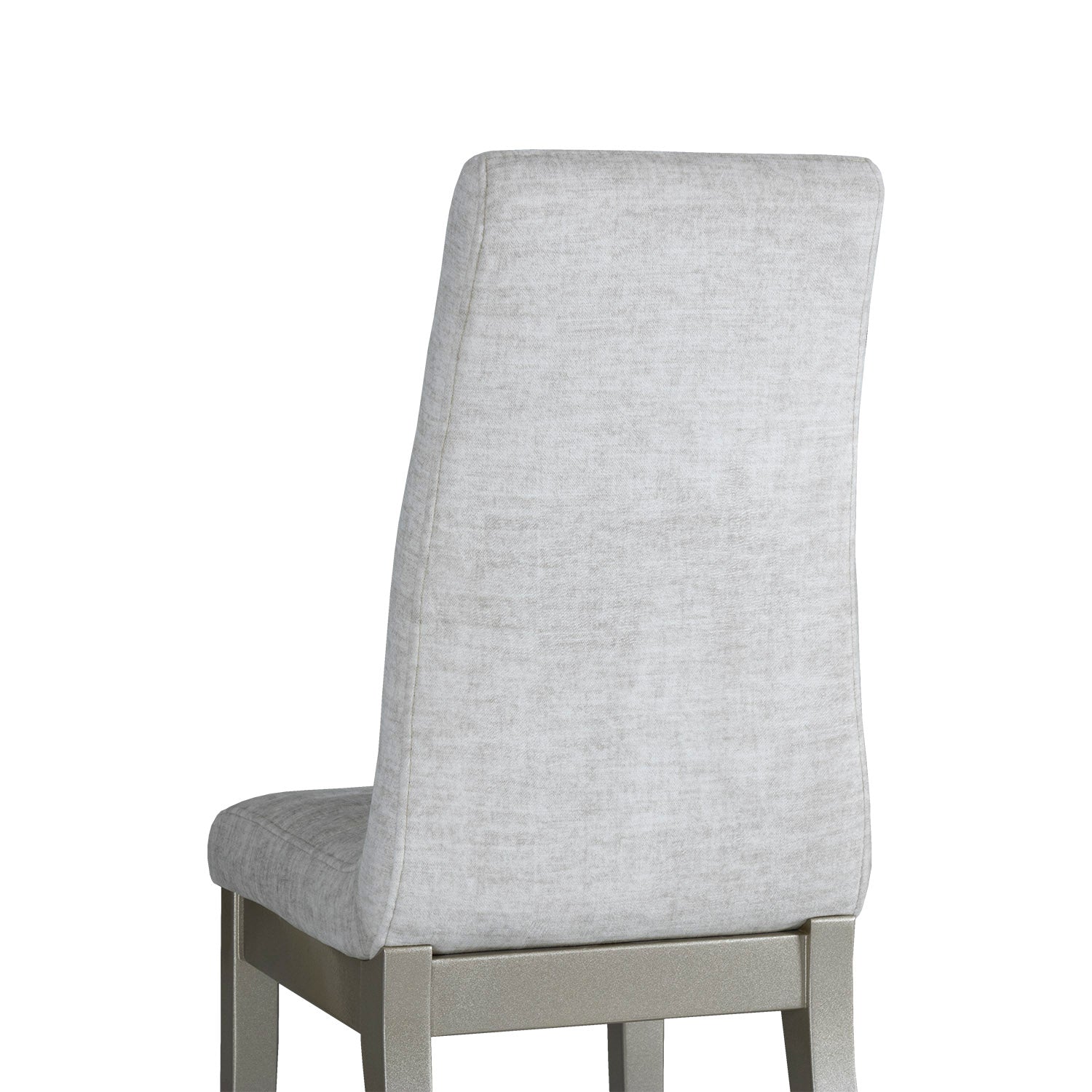Comedor 4 Puestos Bruno Velvet Beige, Champaña Poliuretano