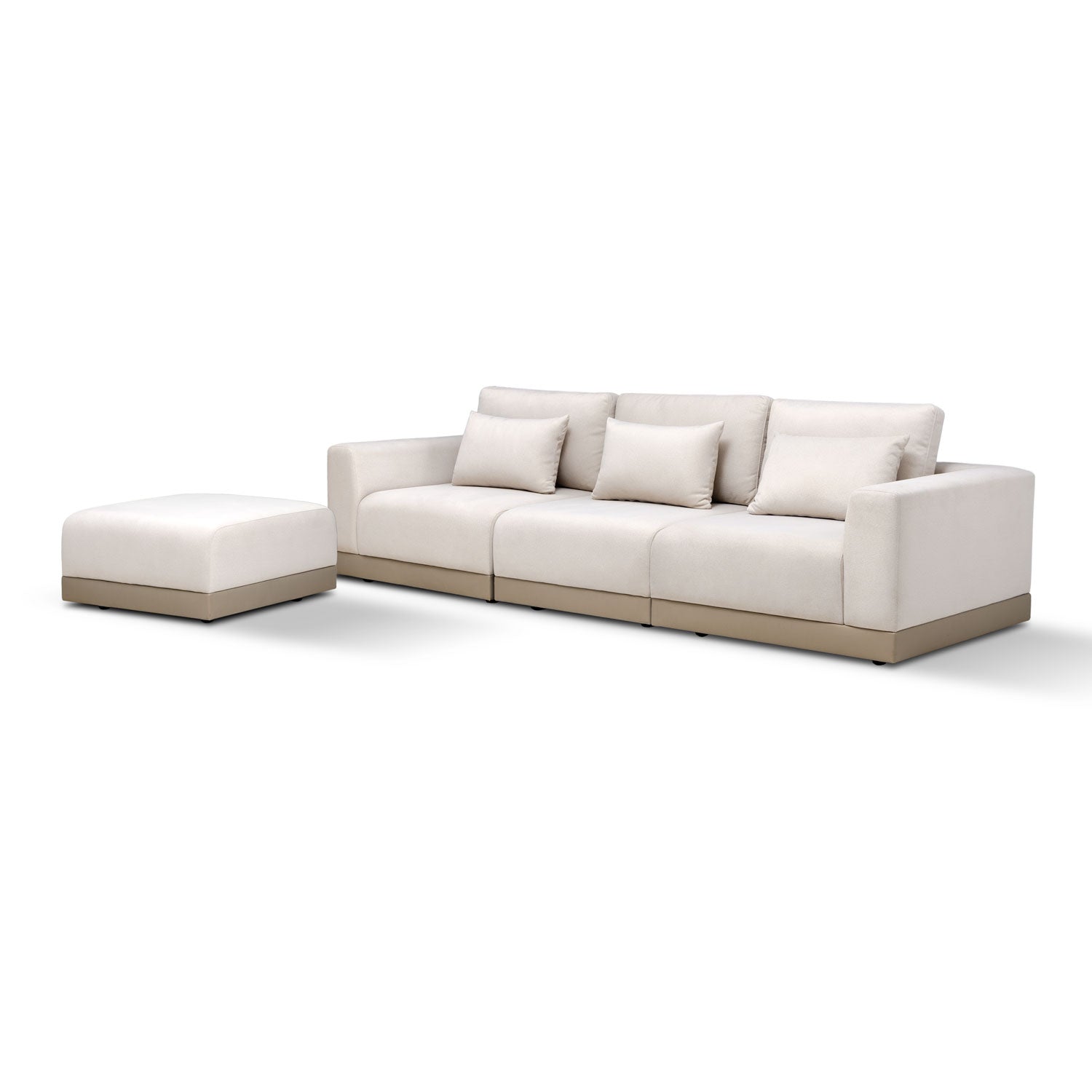 Puff Montreal Velvet Serena Crema