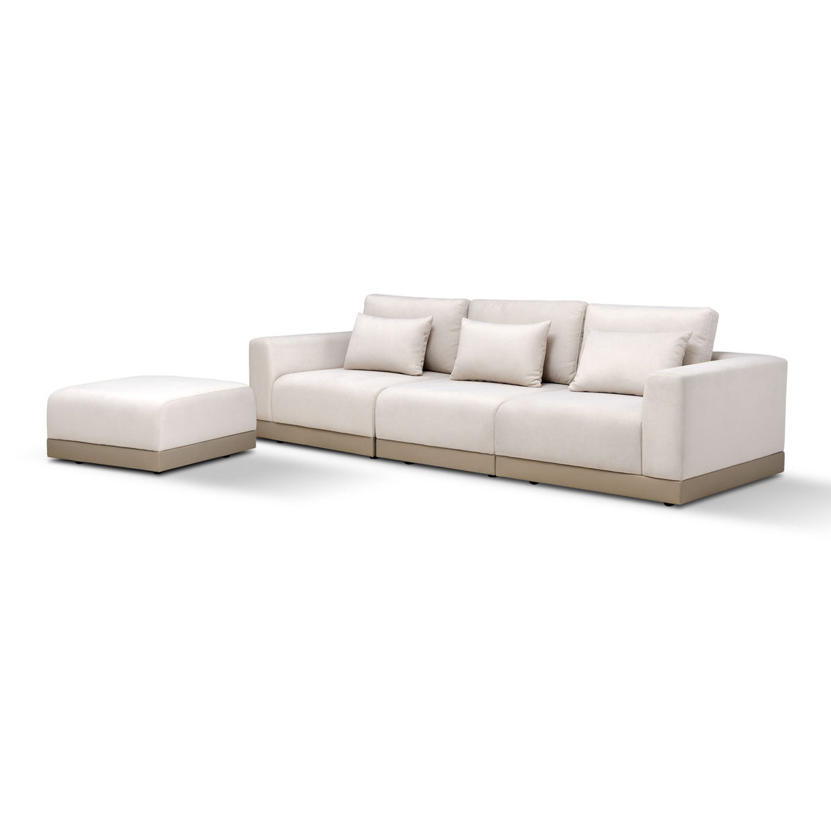 Puff Montreal Velvet Serena Crema