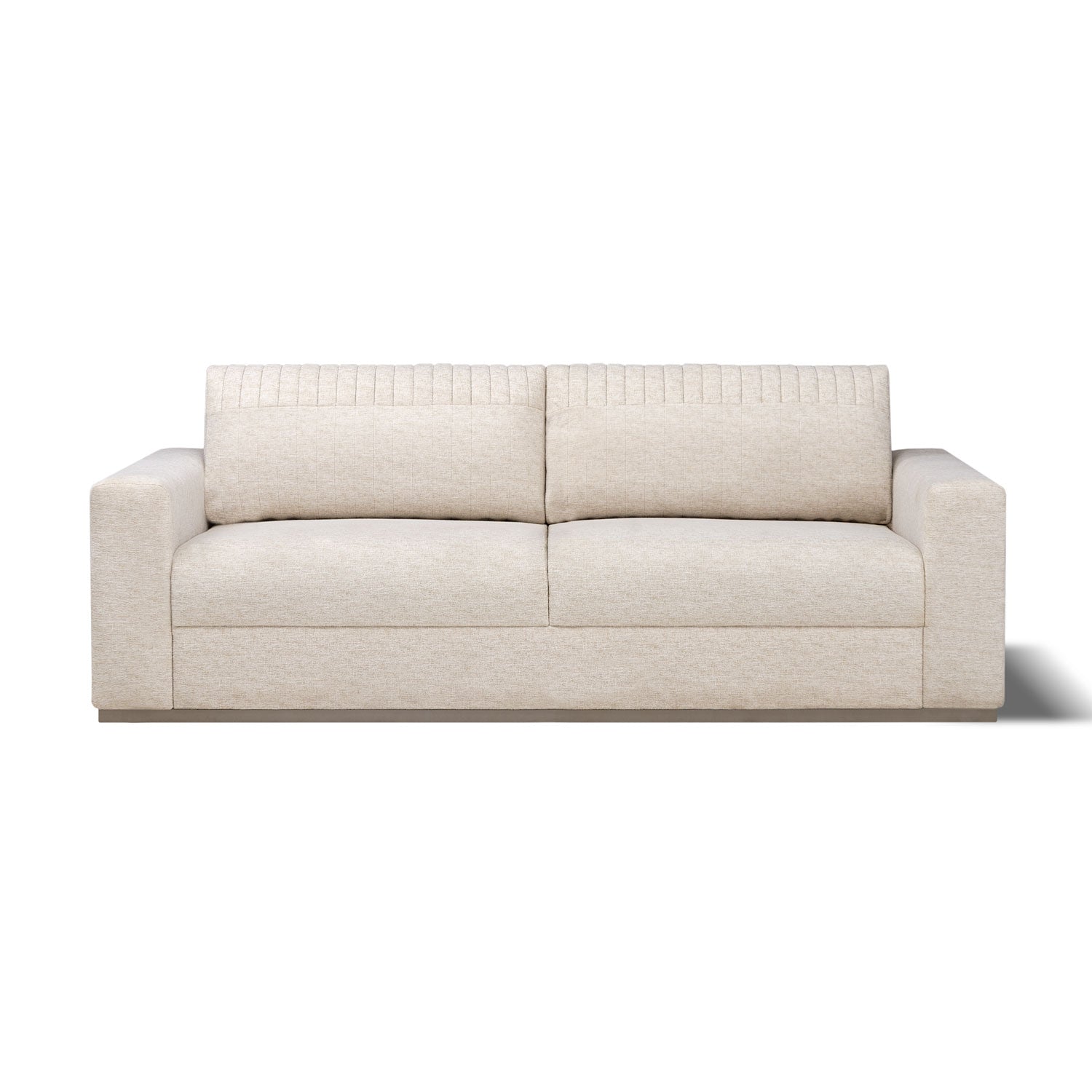 Sofá 3 Puestos Napoli Lino Ferrero Beige, Taupe perla