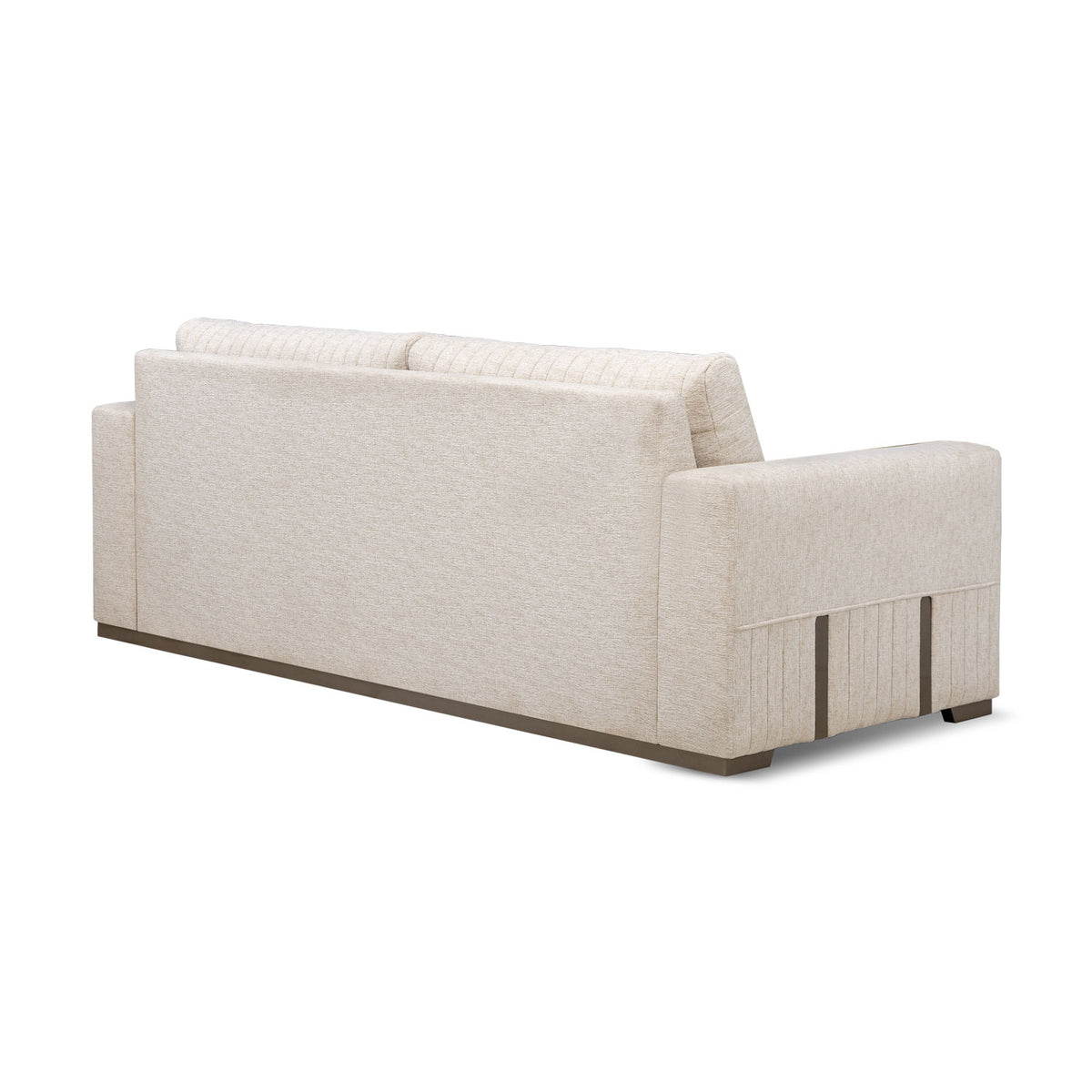 Sofá 2 Puestos Napoli Lino Ferrero Beige, Taupe perla