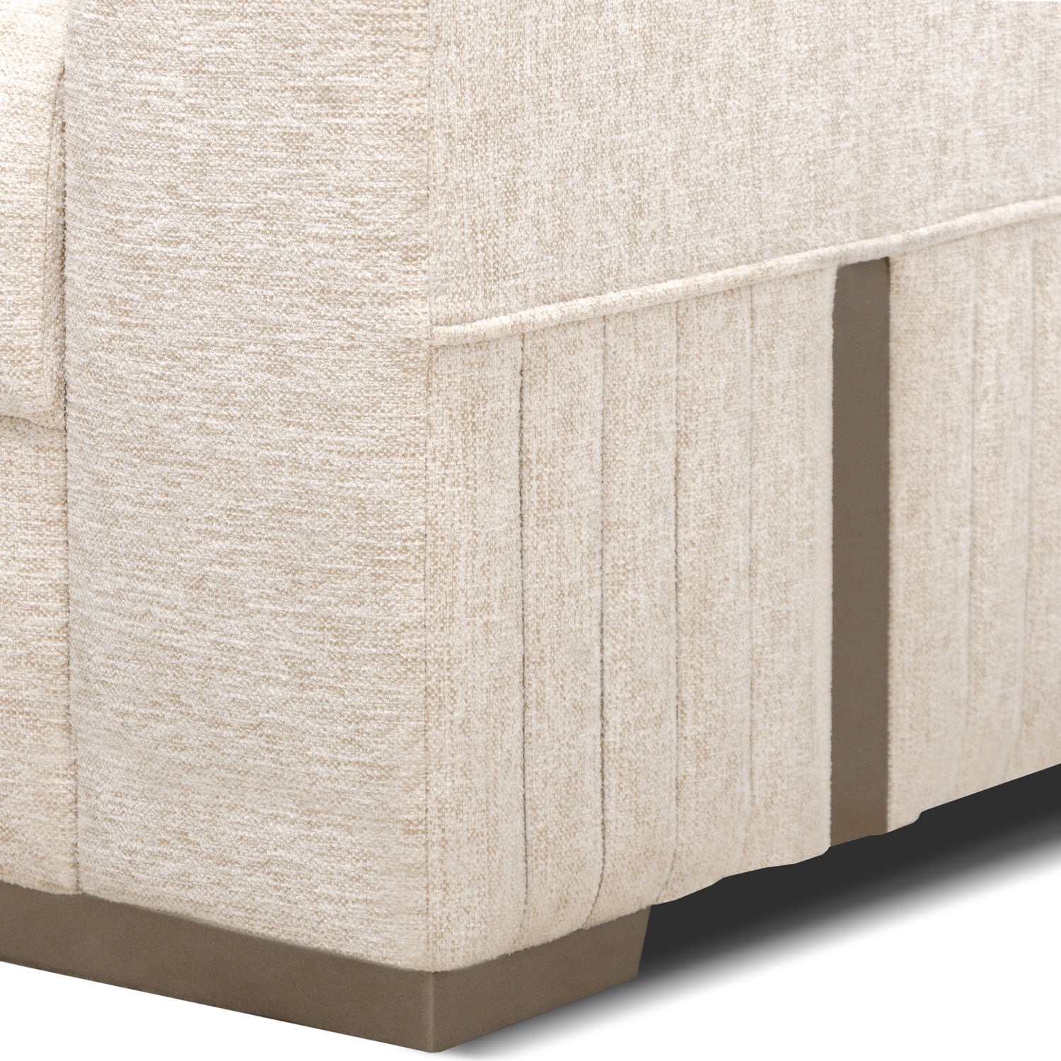 Sofá 2 Puestos Napoli Lino Ferrero Beige, Taupe perla