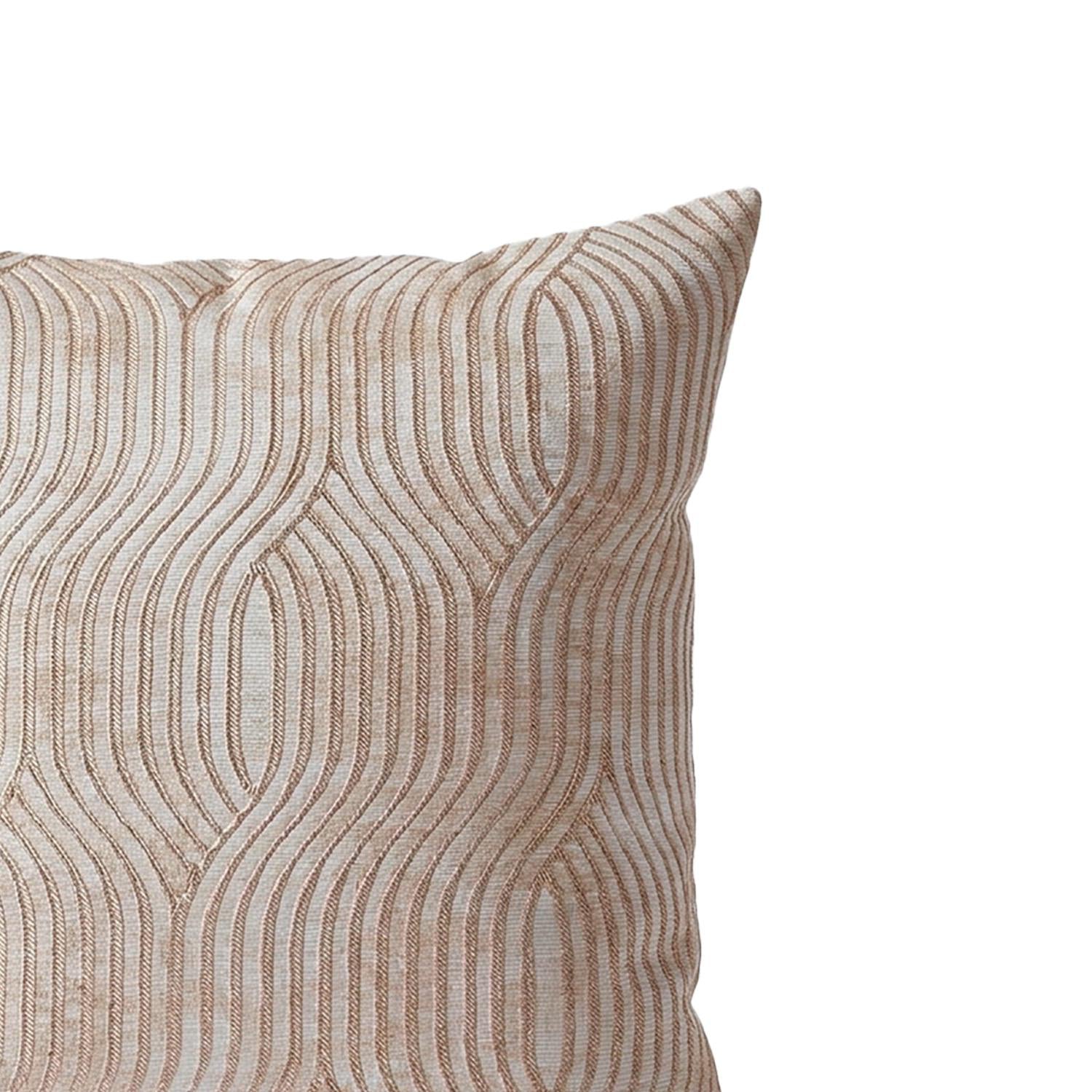 Cojín 45X45 Sierras Geometrico Oro Rosa