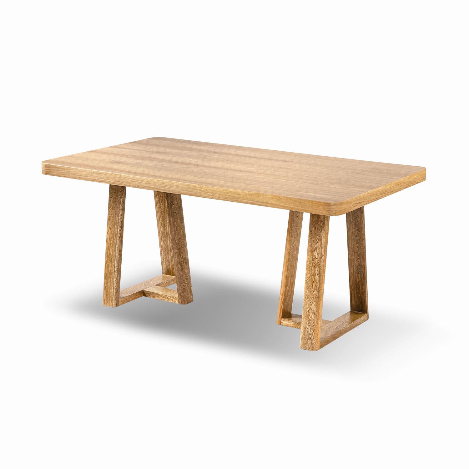 Comedor 6 Puestos Sabina Chenille Trivia Marfil, Natural