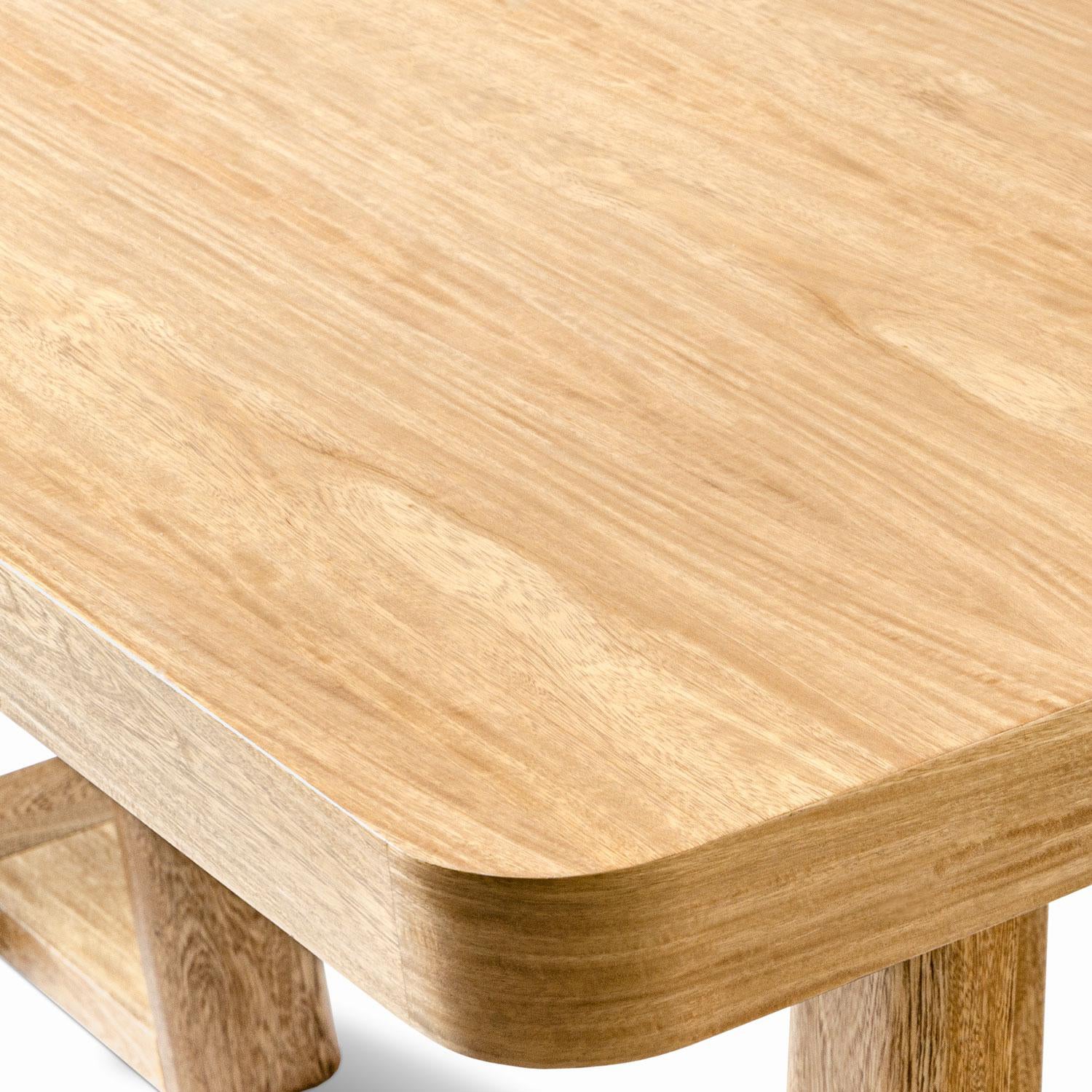 Comedor 6 Puestos Sabina Chenille Trivia Marfil, Natural
