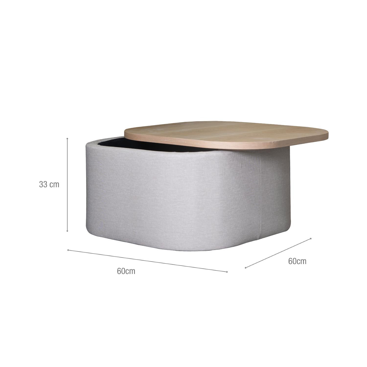 Puff Baul Gandi Natural, Eurolino Marbella Beige
