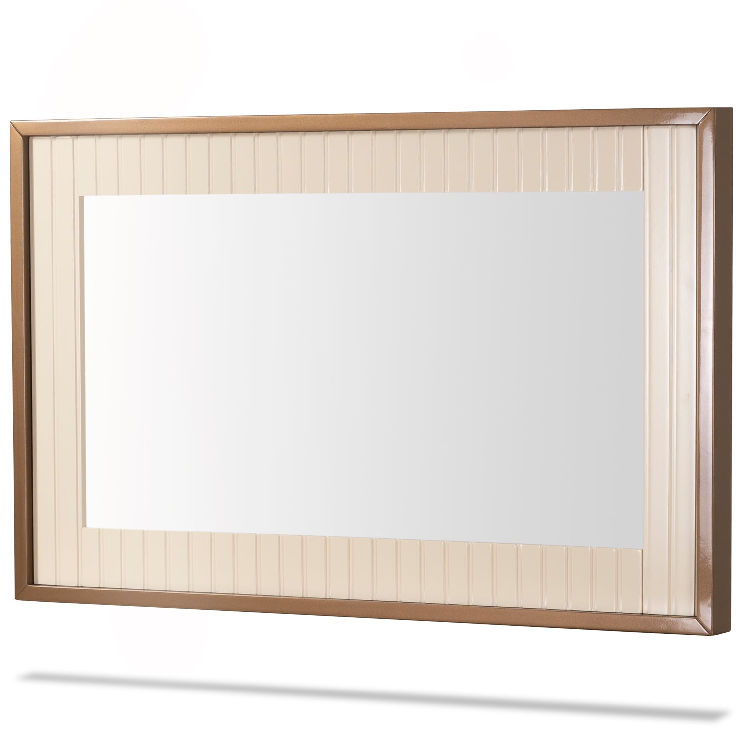 Espejo Berlin Beige, Bronce