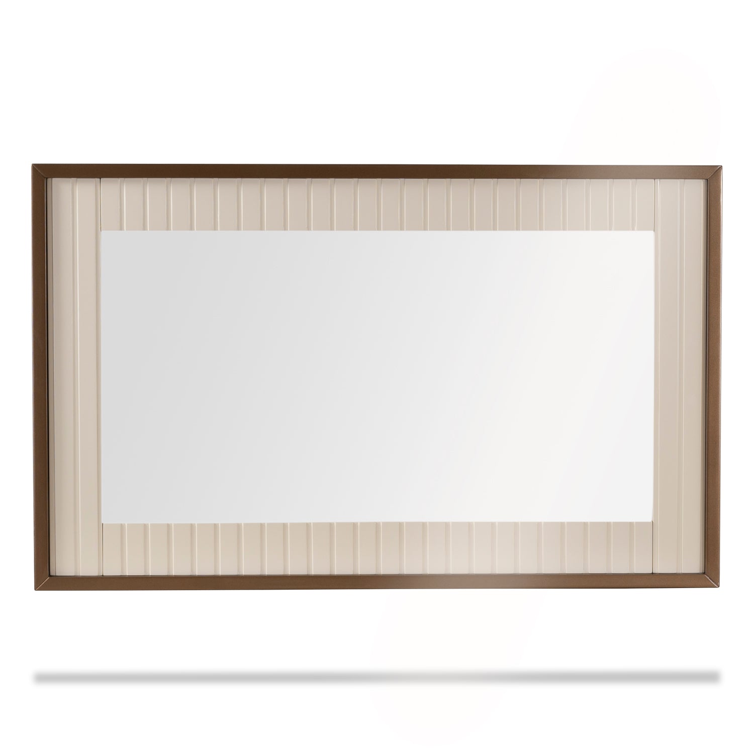Espejo Berlin Beige, Bronce