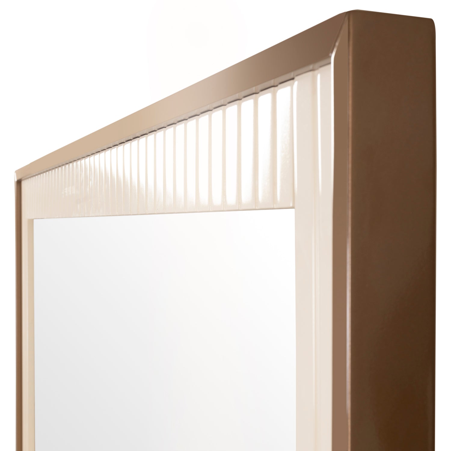 Espejo Berlin Beige, Bronce