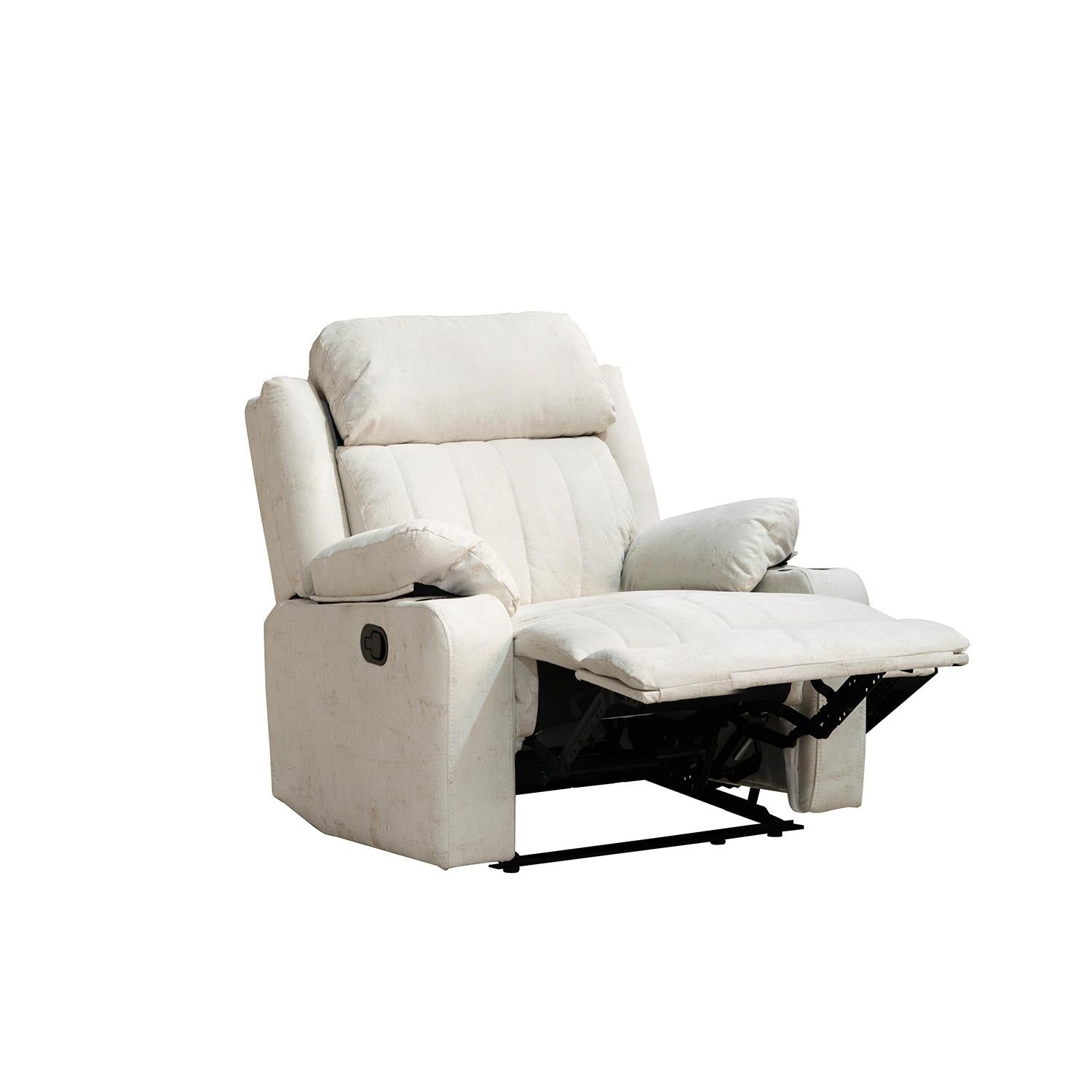 Silla Reclinable Dylan Velvet Mussi Crudo