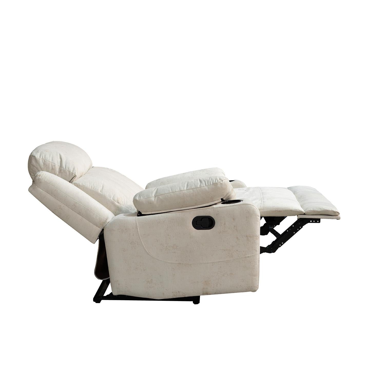 Silla Reclinable Dylan Velvet Mussi Crudo