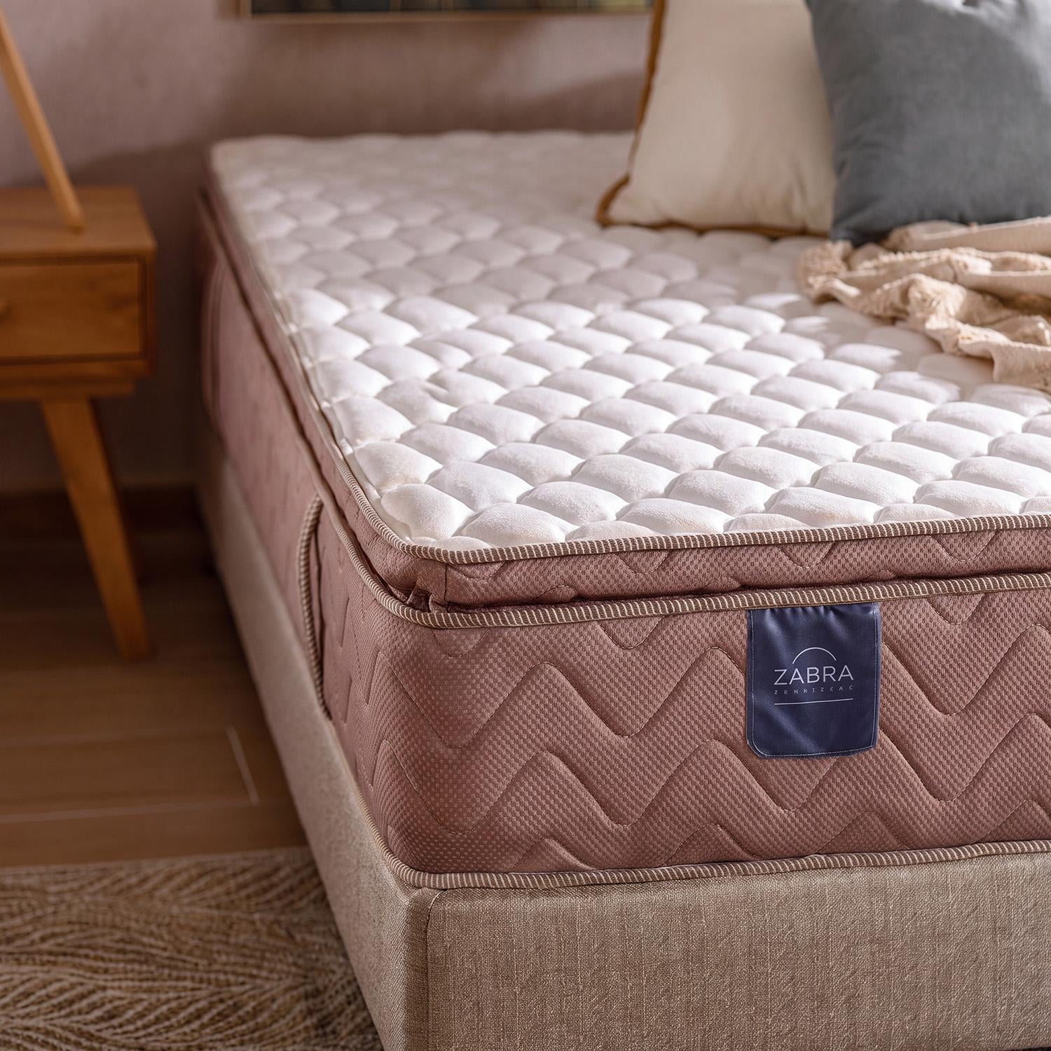 Colchón Doble Broadway Pilow Top Gratis Base cama + almohadas luxury
