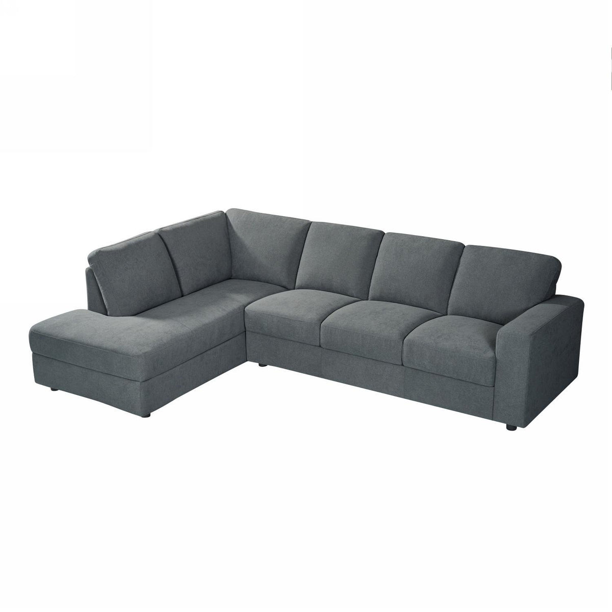 Sala Rinconera Rusel Chenille Plomo
