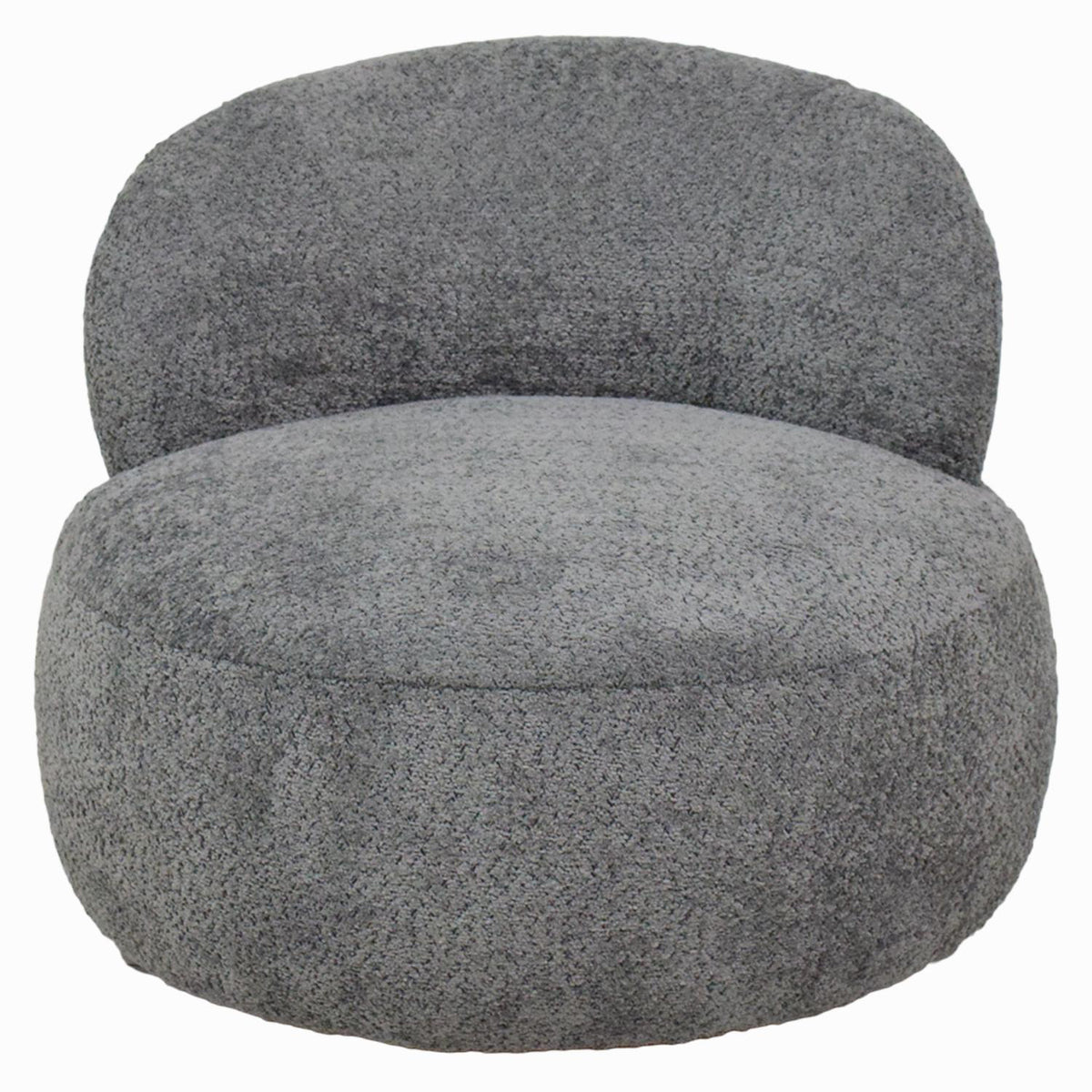 Poltrona Zion Chenille Gris Plomo