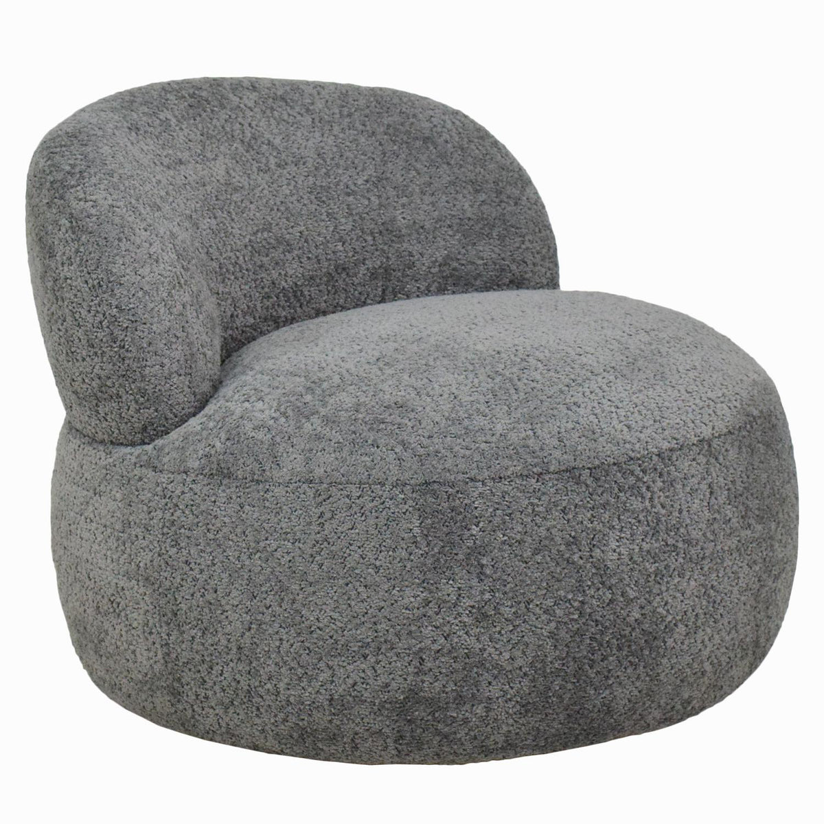 Poltrona Zion Chenille Gris Plomo