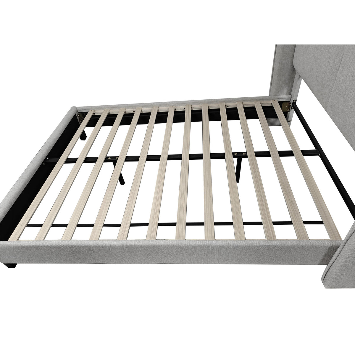 Cama Doble Barcelona Gris
