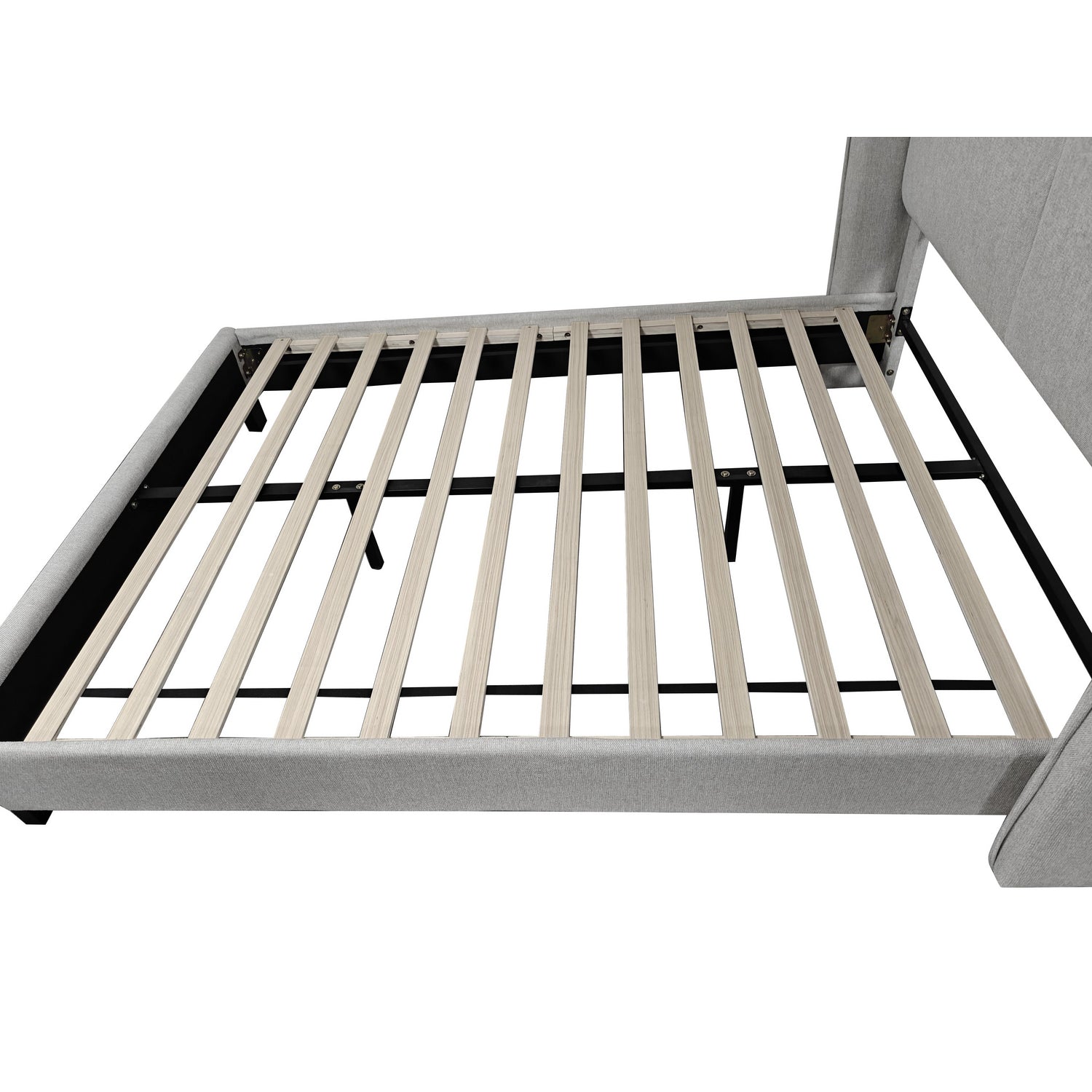 Cama Doble Barcelona Gris