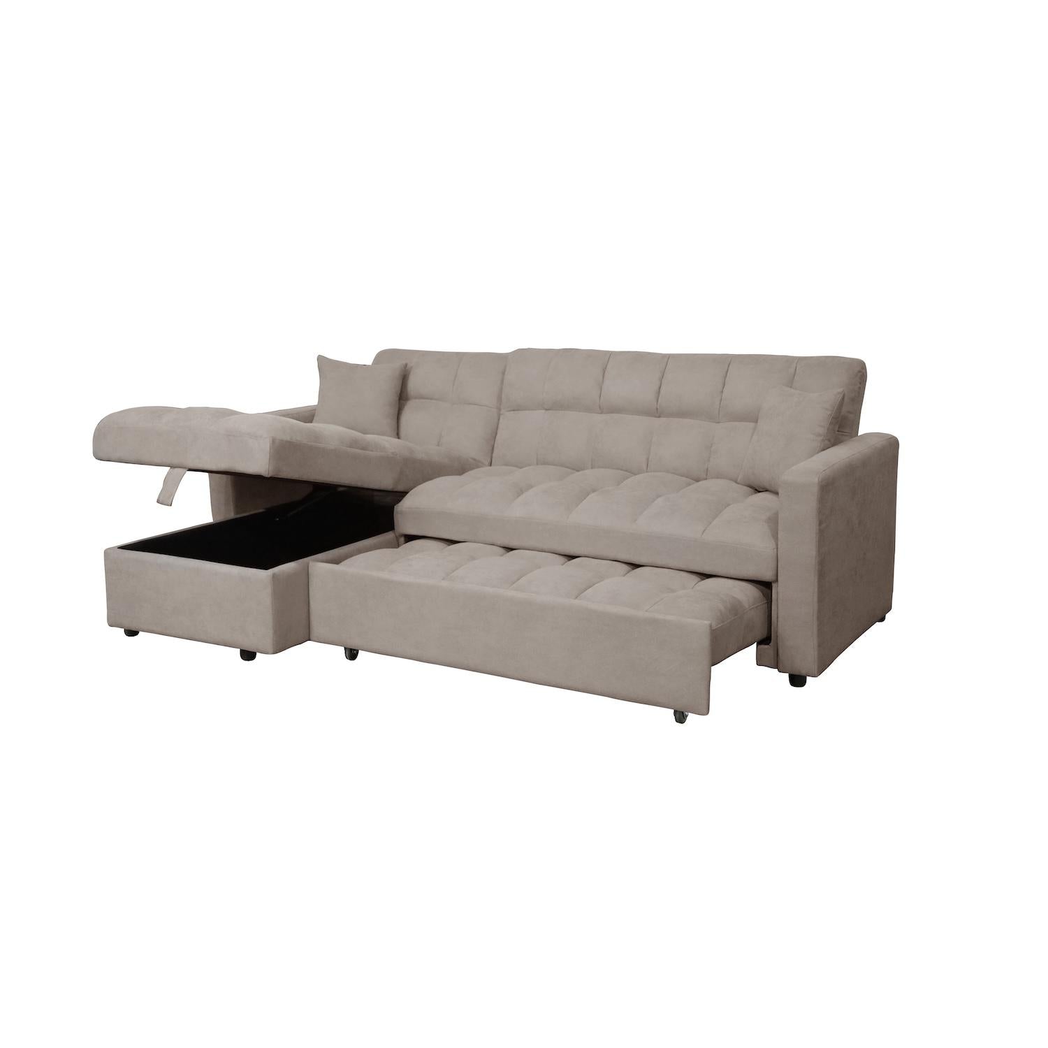 Sala Cama Lenon Microfibra Beige