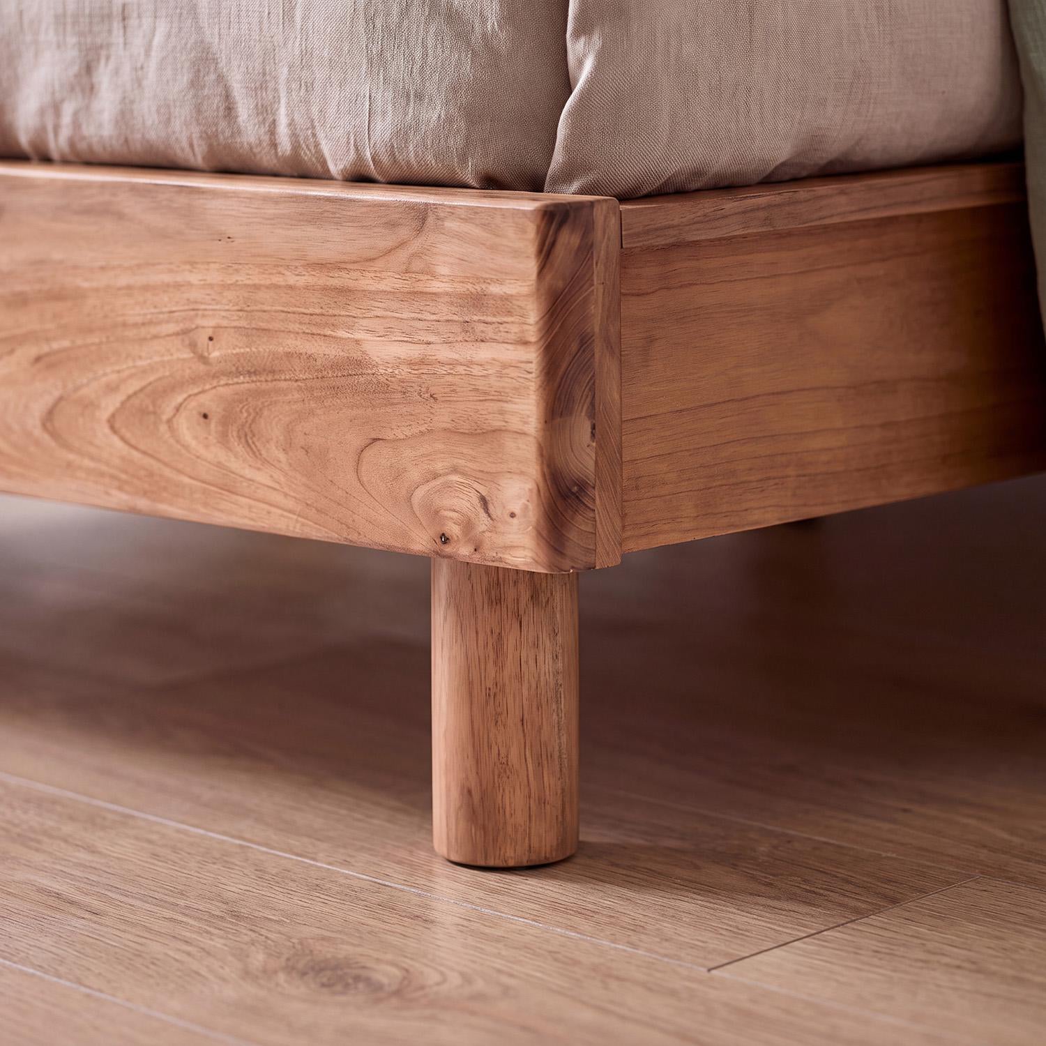 Cama Doble Artemisa Natural, Marfil