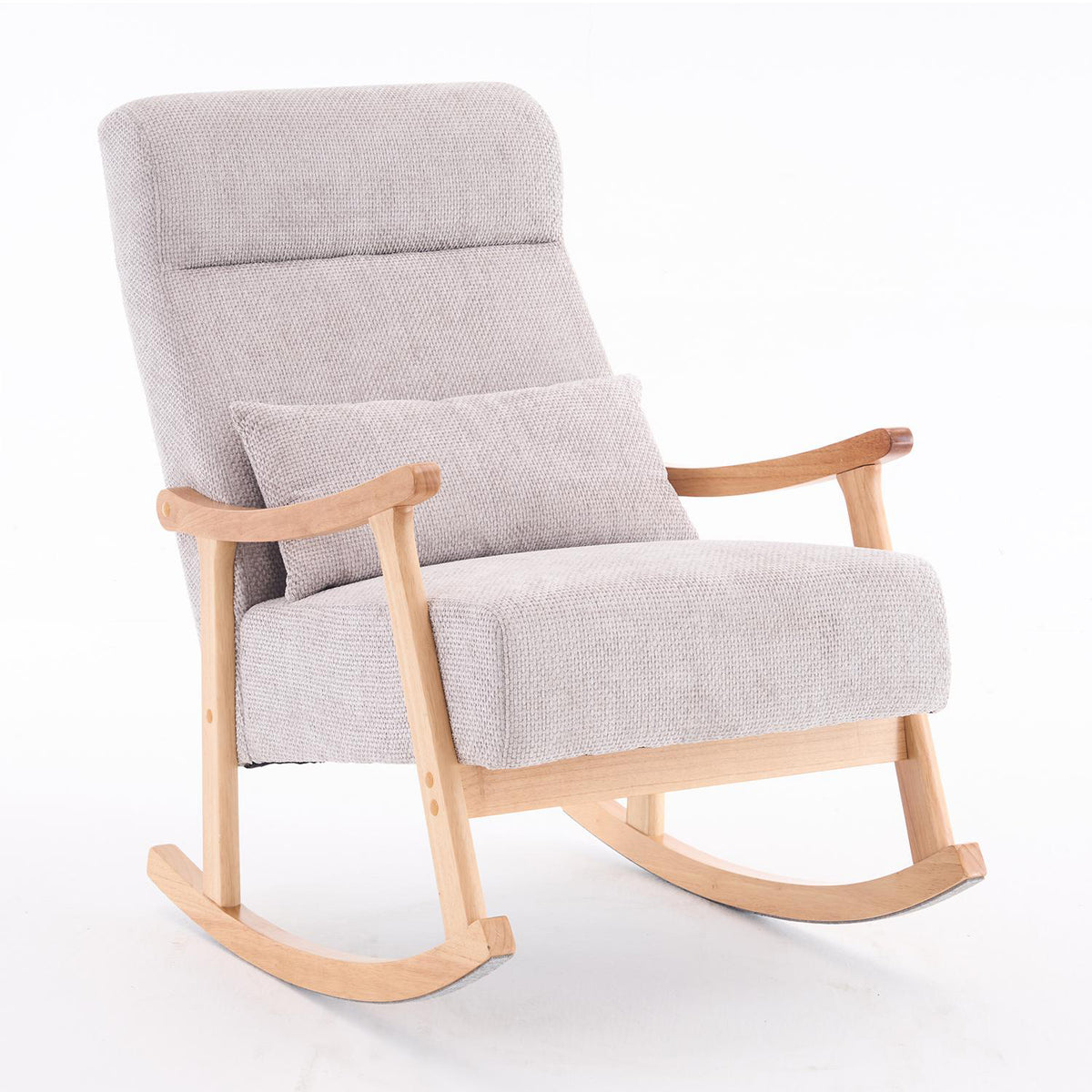 Mecedora Annie Chenille Beige