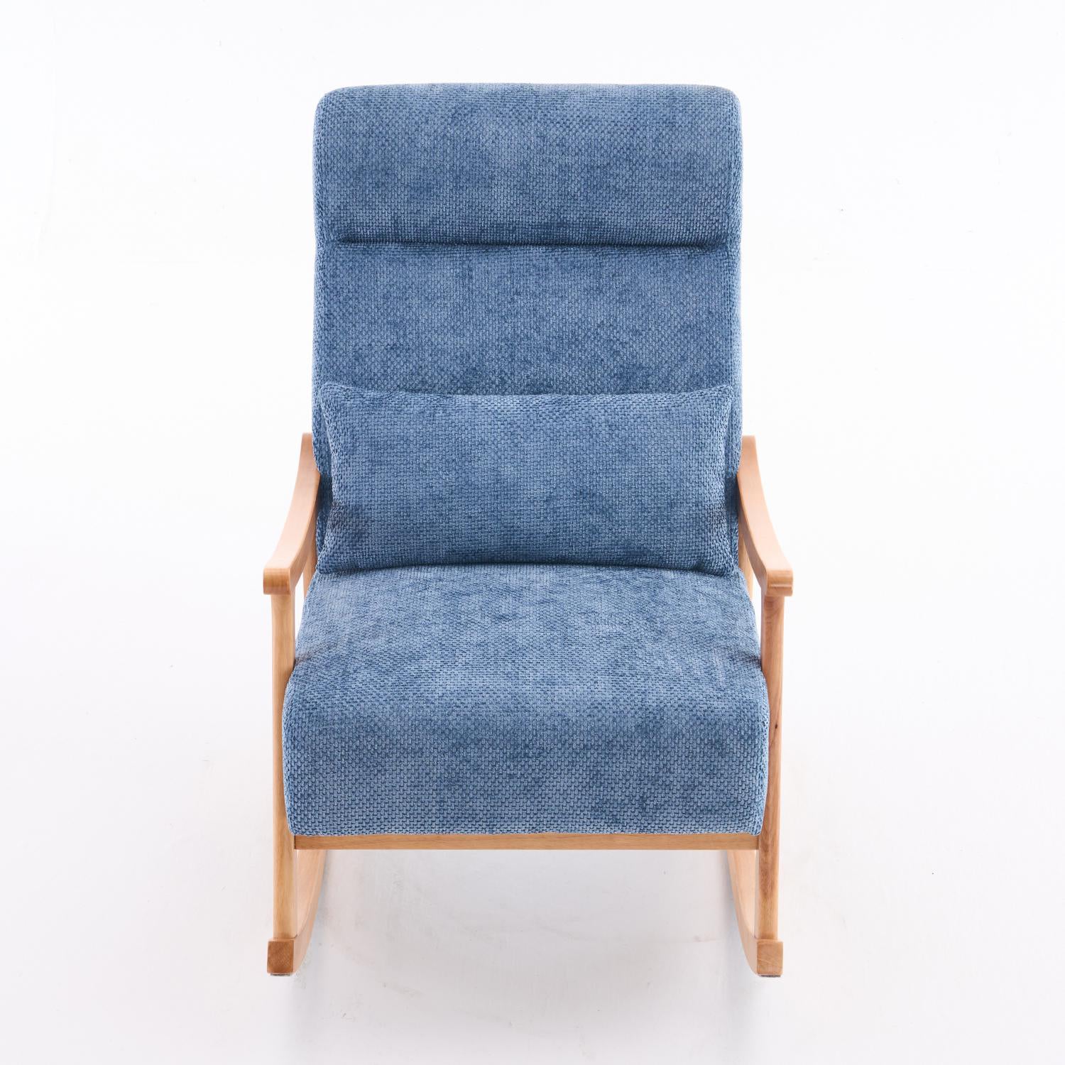 Mecedora Annie Chenille Azul