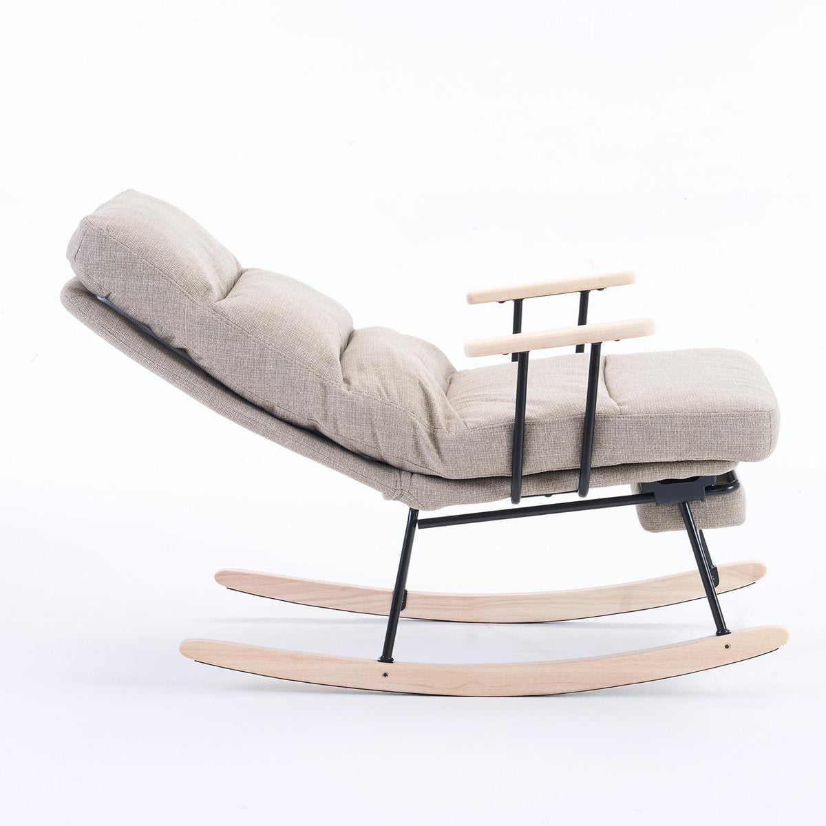 Mecedora Reclinable Iris Lino Beige