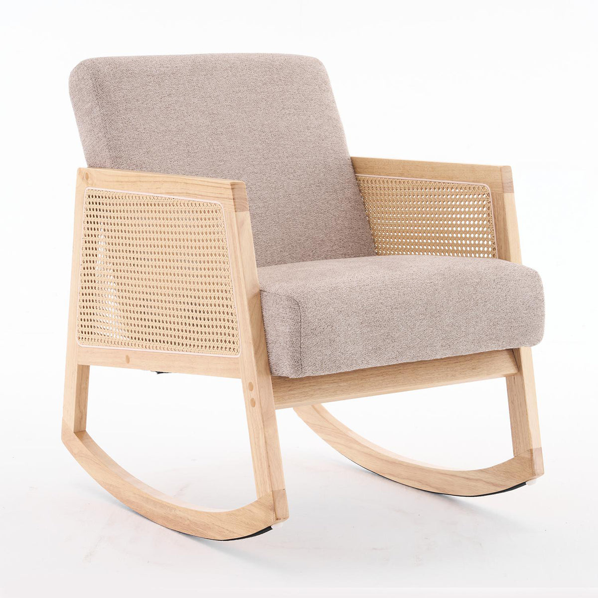 Mecedora Luca Chenille Beige