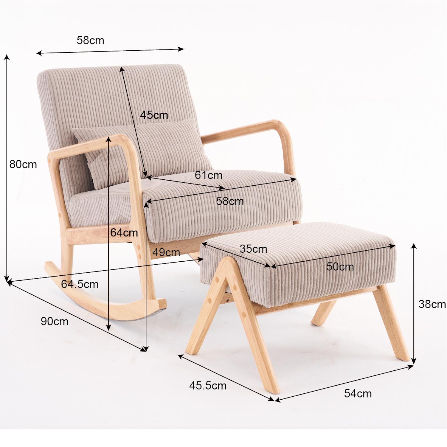 Mecedora Cami Beige