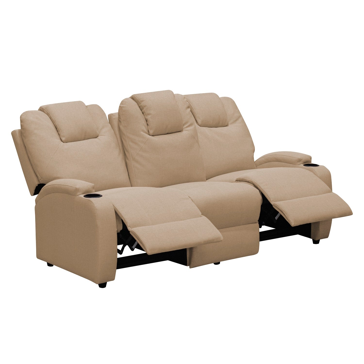 Sofá Reclinable 3 Puestos Matti  Eurolino Marfil