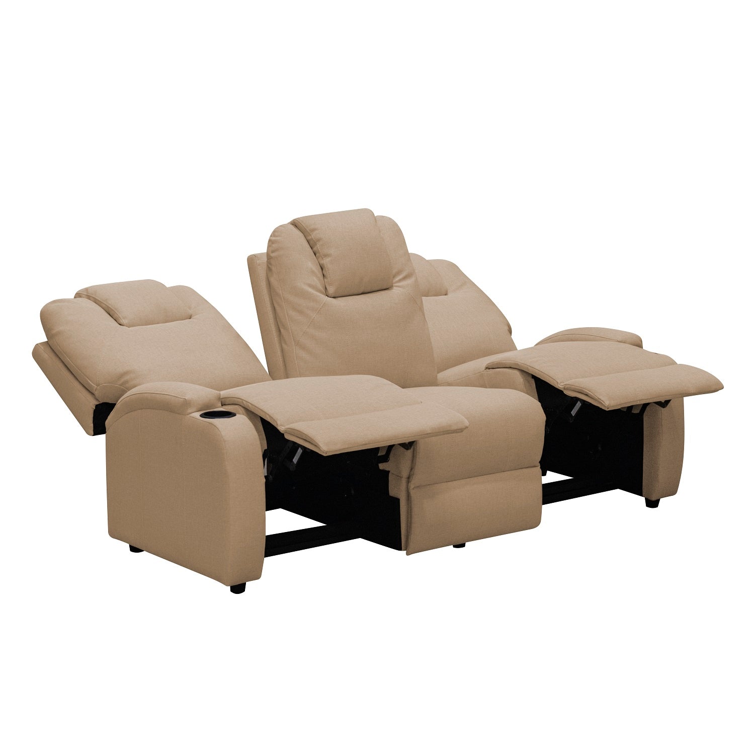 Sofá Reclinable 3 Puestos Matti  Eurolino Marfil