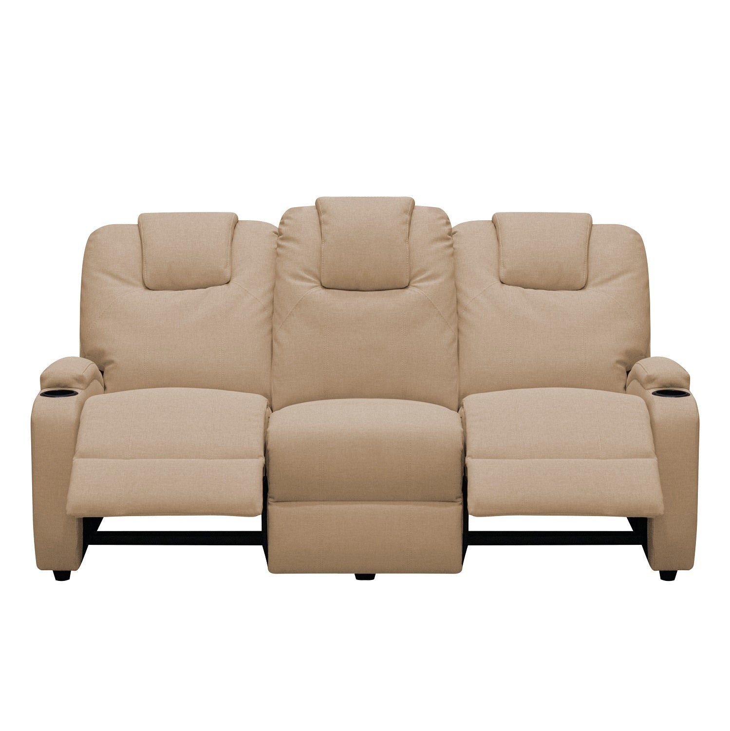 Sofá Reclinable 3 Puestos Matti  Eurolino Marfil