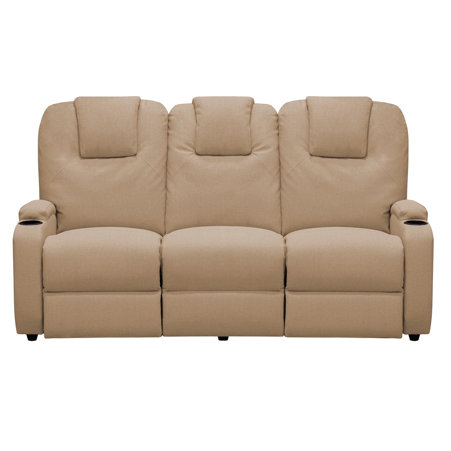 Sofá Reclinable 3 Puestos Matti  Eurolino Marfil