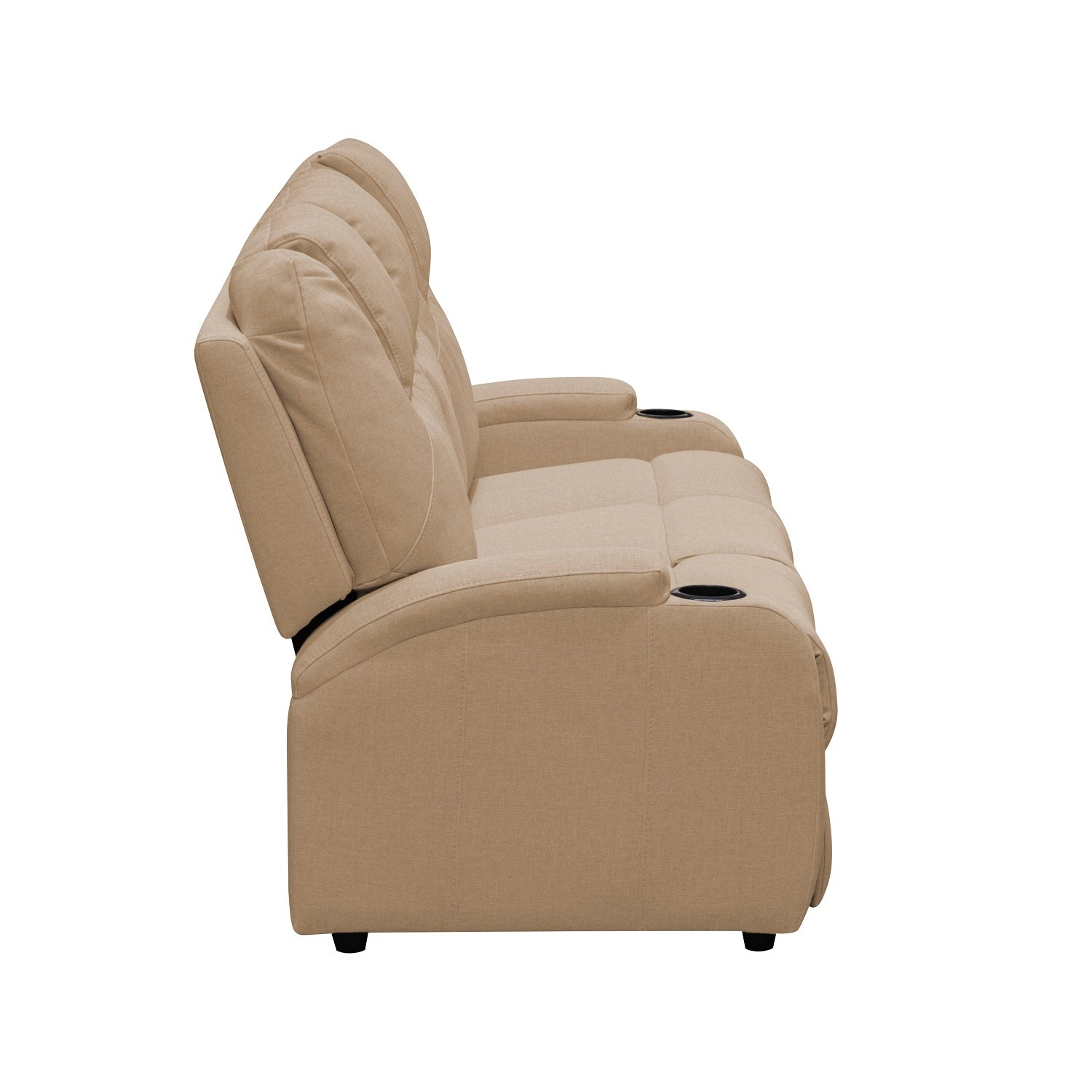 Sofá Reclinable 3 Puestos Matti  Eurolino Marfil