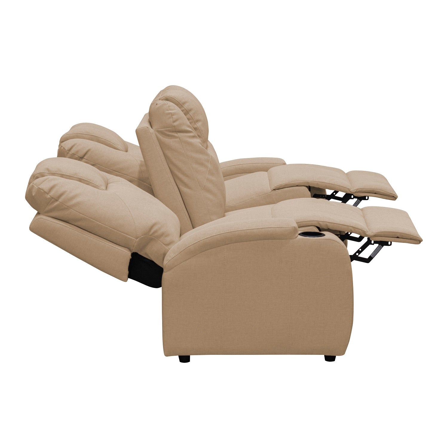 Sofá Reclinable 3 Puestos Matti  Eurolino Marfil