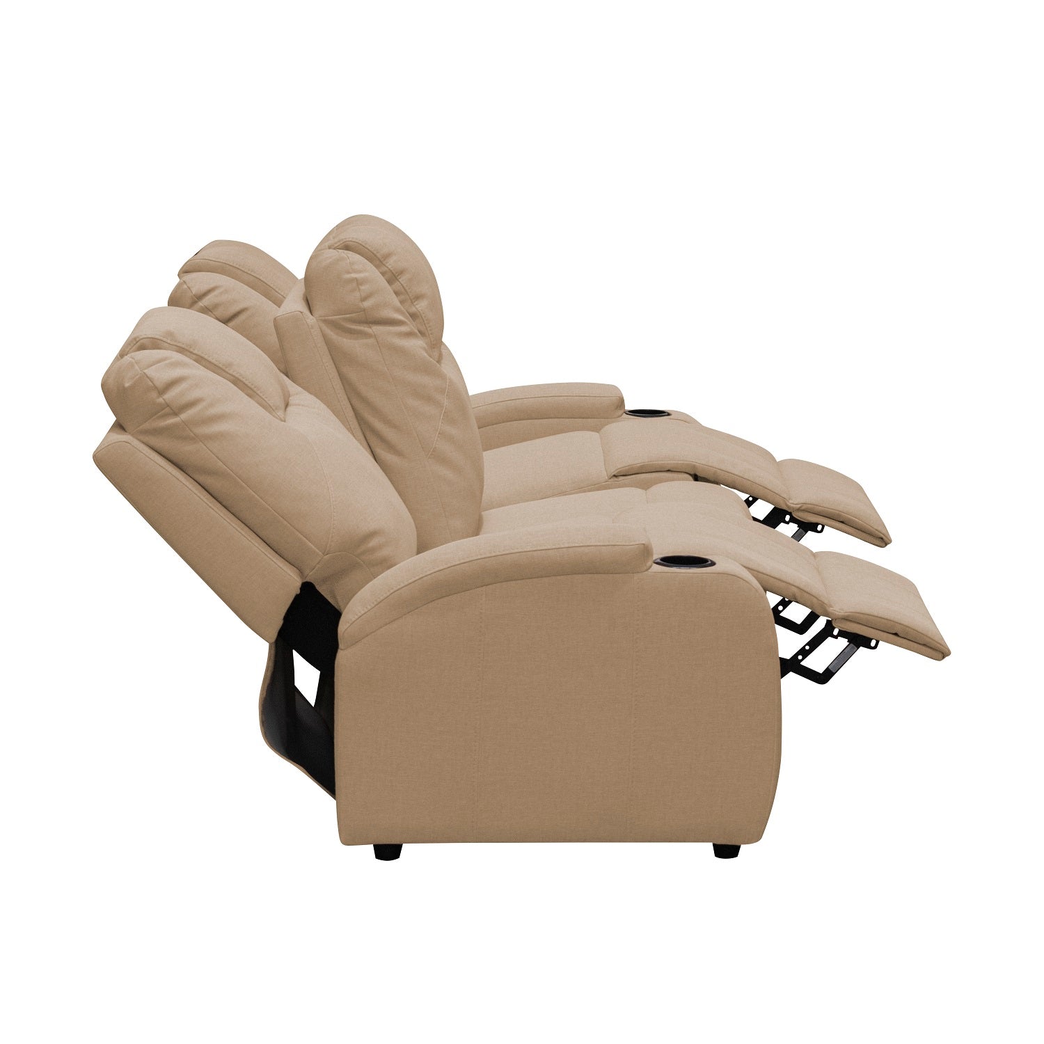 Sofá Reclinable 3 Puestos Matti  Eurolino Marfil