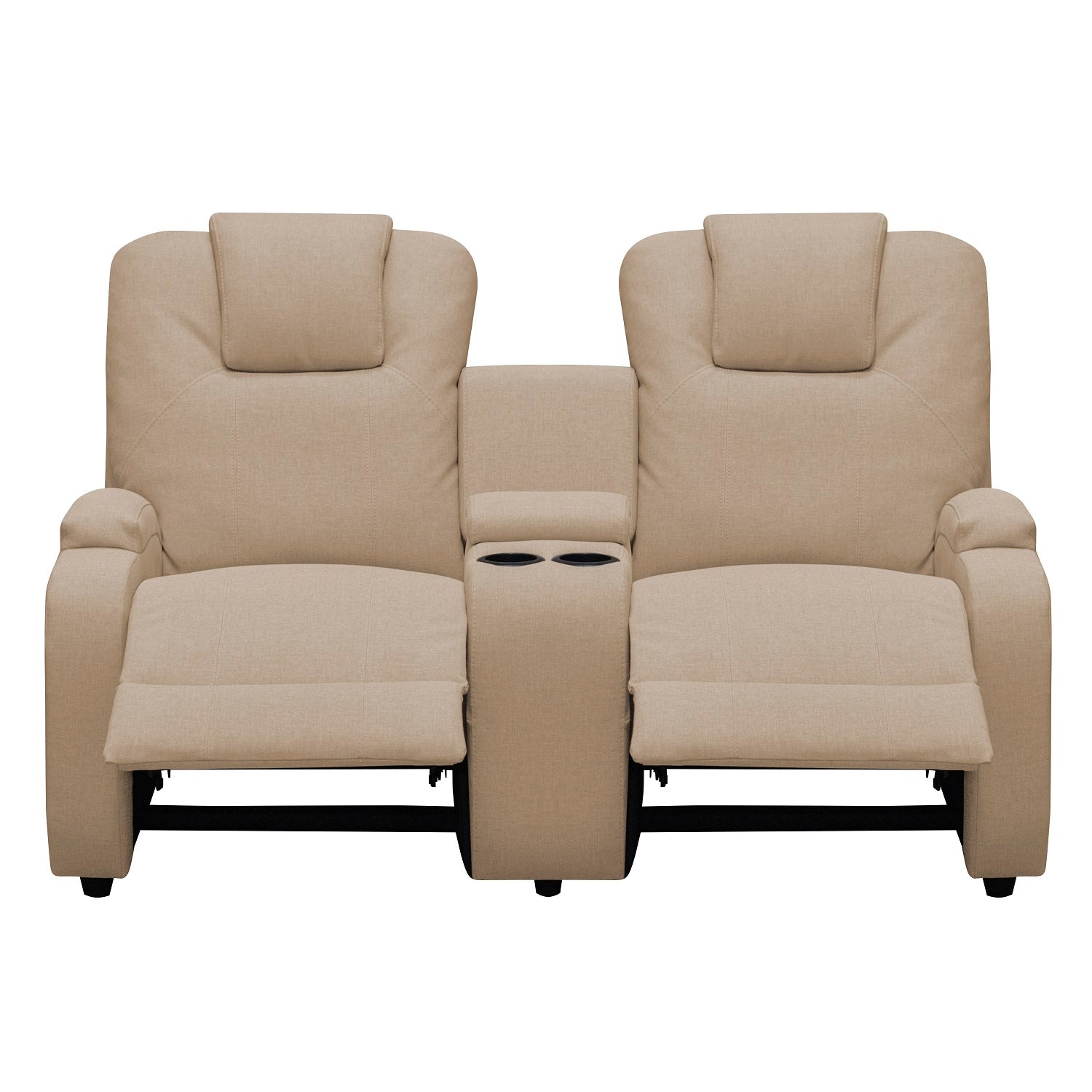 Sofá Reclinable 2 Puestos Matti Eurolino Marfil